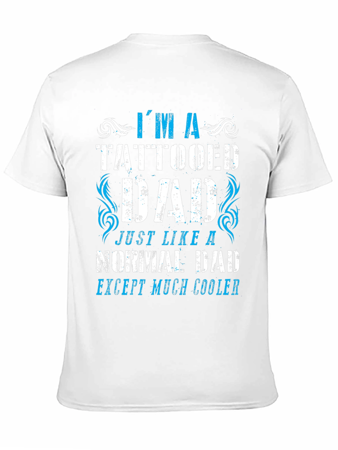 Tattooed Dad Graphic T-Shirt - Cool Dad Tee