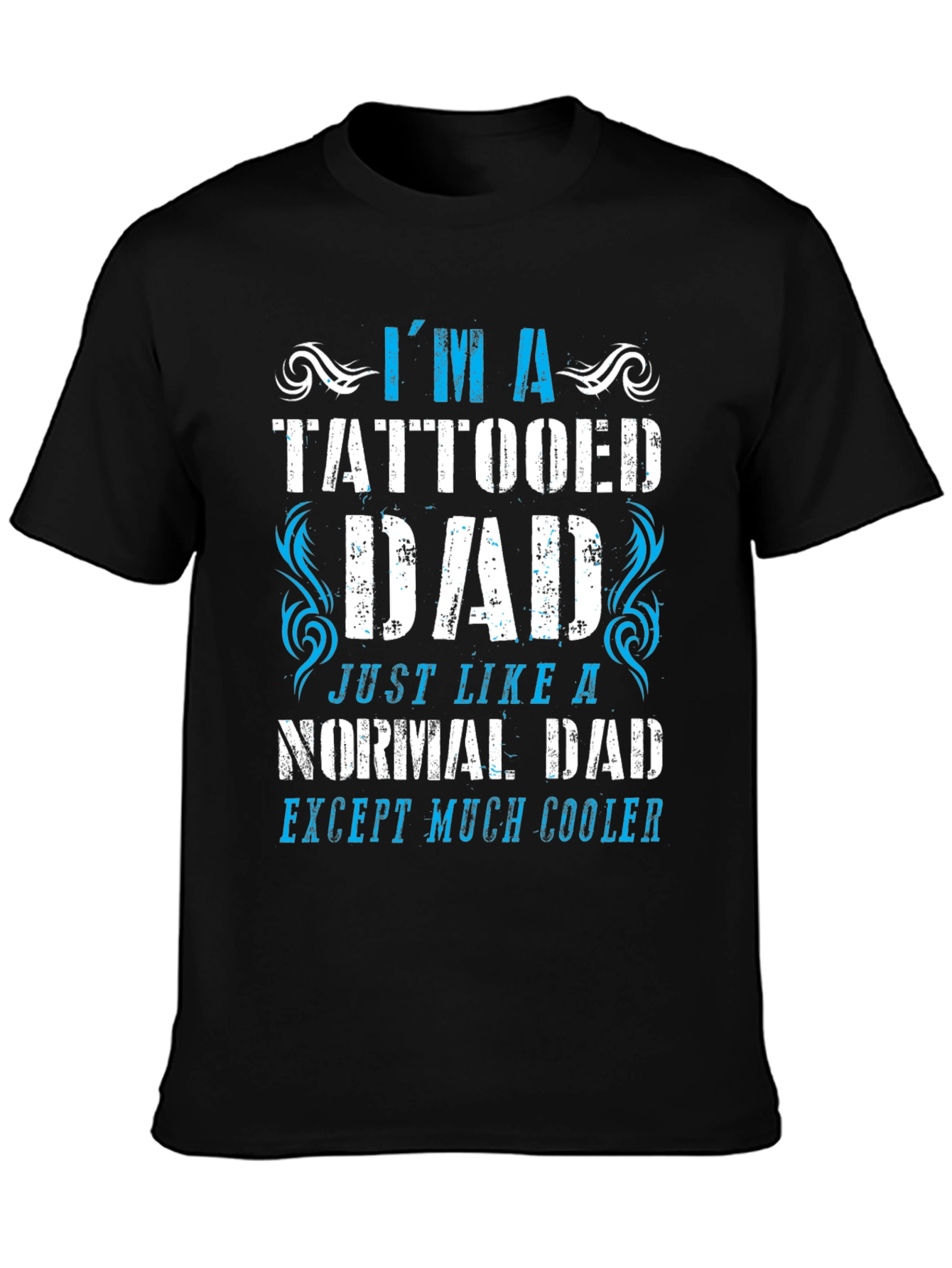 Tattooed Dad Graphic T-Shirt - Cool Dad Tee