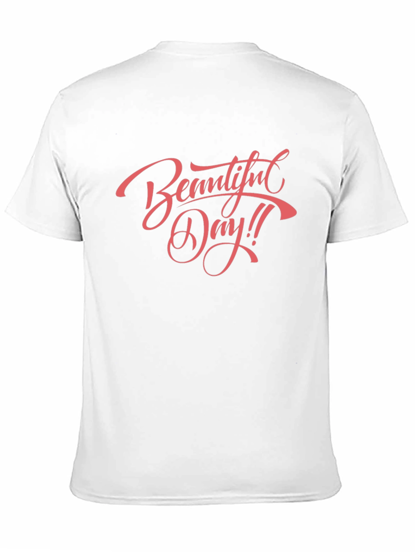 Beautiful Day Graphic T-Shirt - Black Crew Neck
