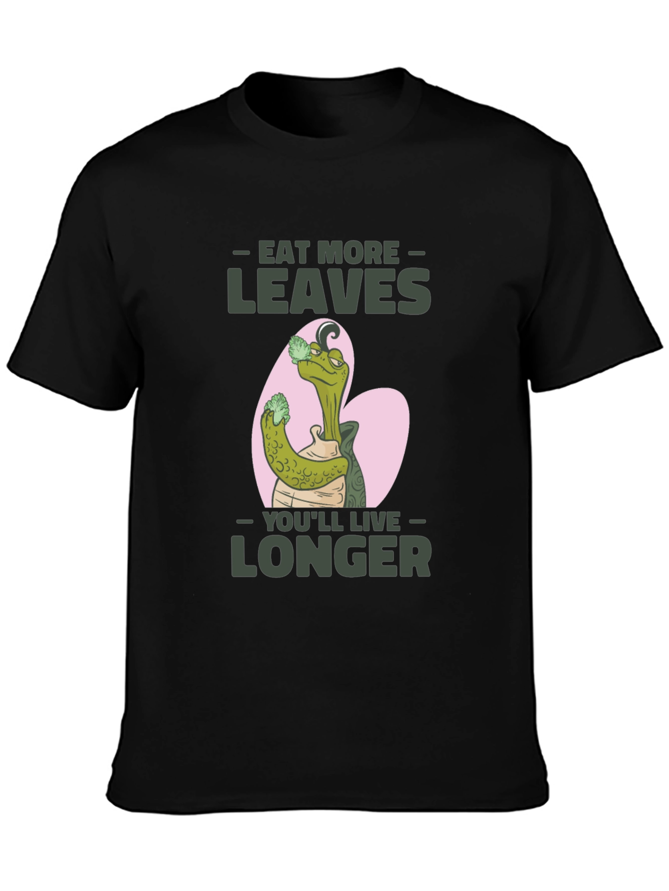 Eat More Leaves Graphic T-Shirt