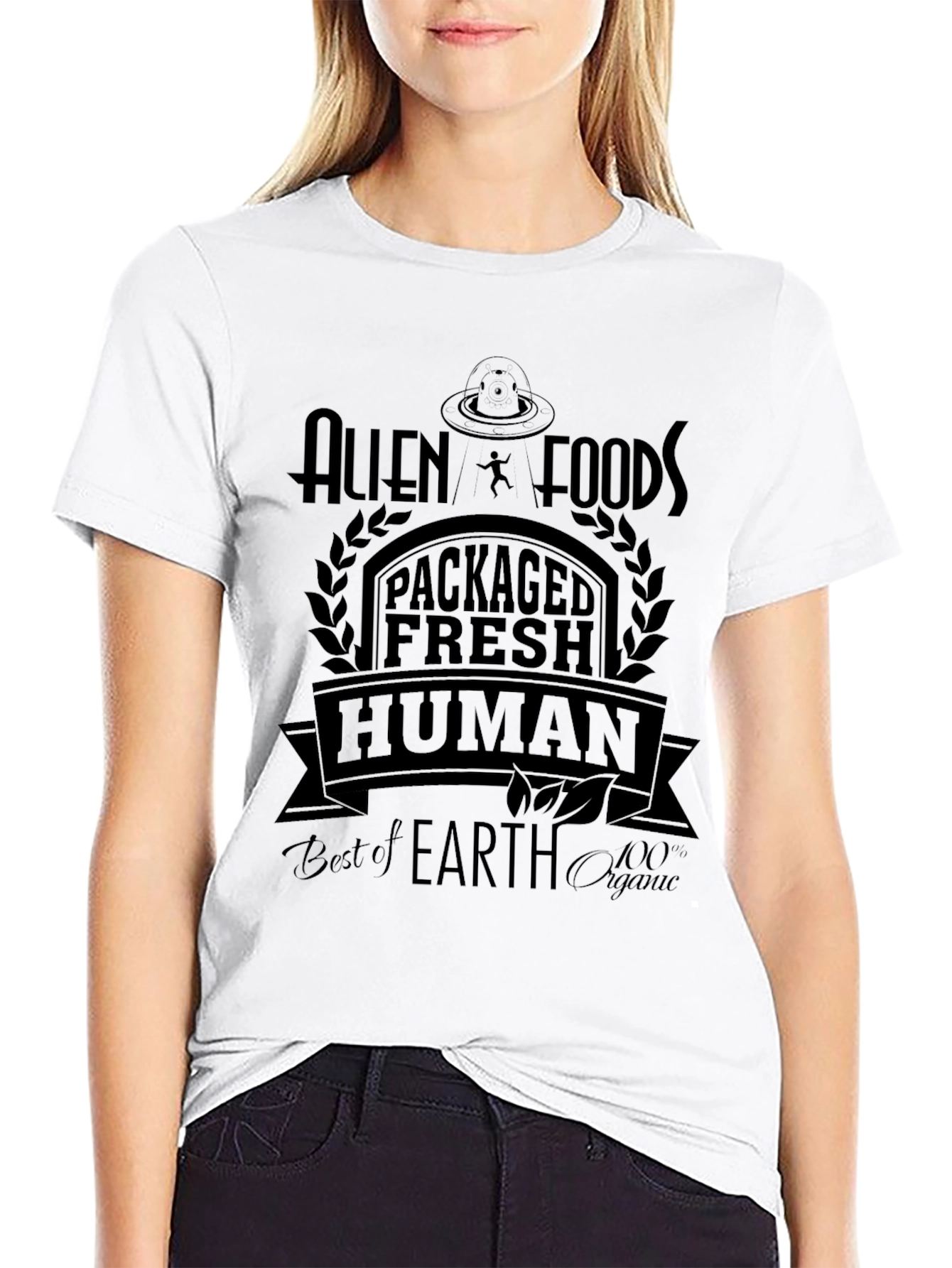 Alien Foods Packaged Fresh Human T-Shirt