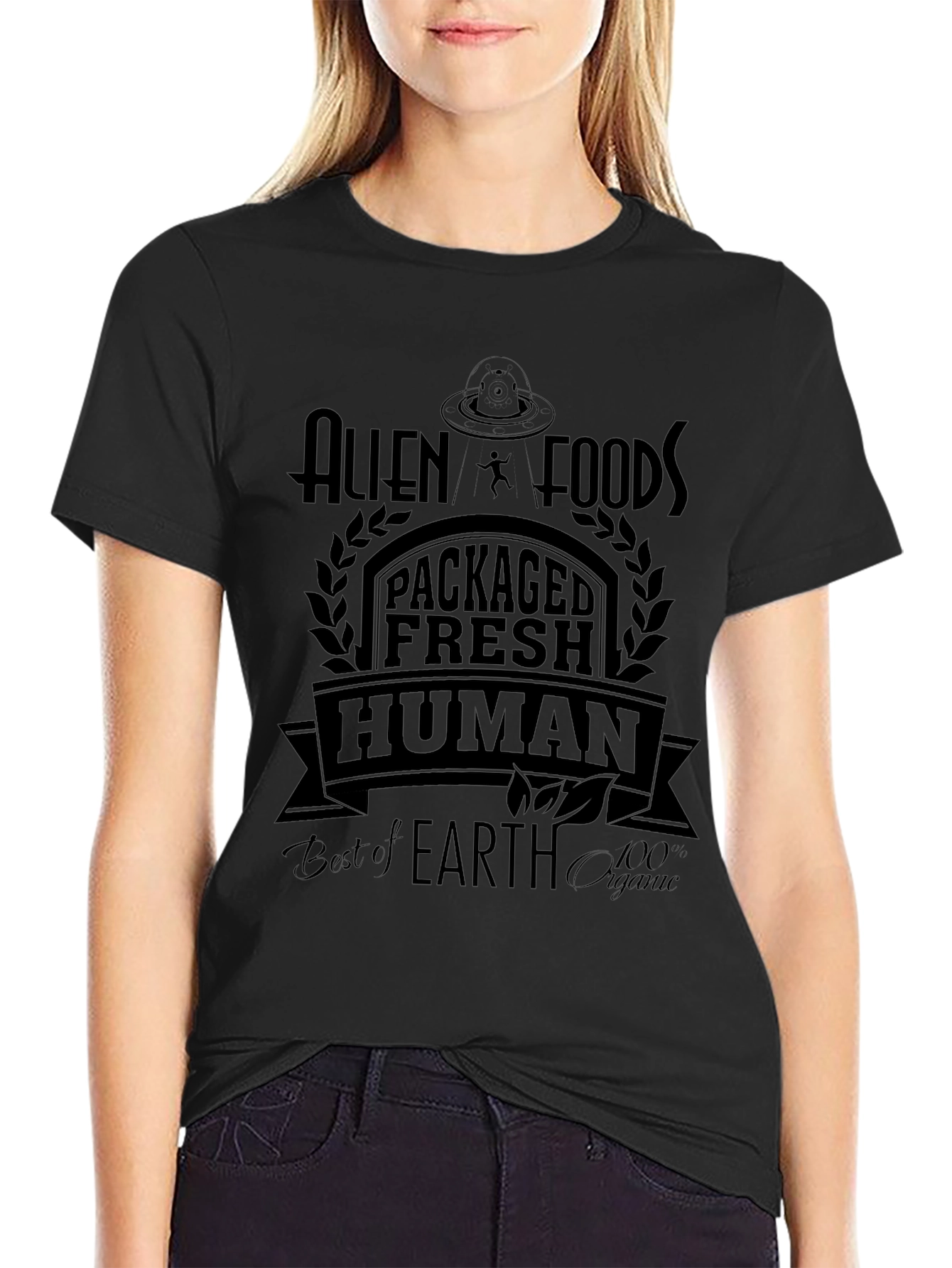 Alien Foods Packaged Fresh Human T-Shirt