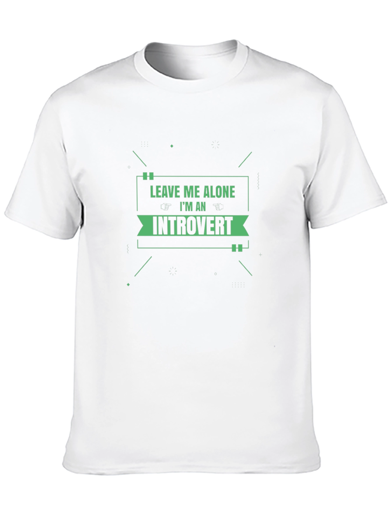 Leave Me Alone Introvert T-Shirt - Comfy Black Tee