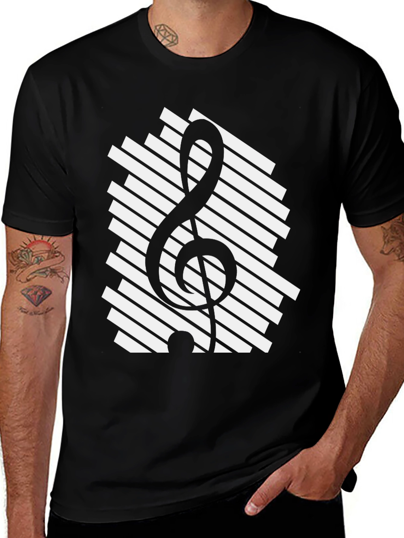 Musical Clef Graphic Tee