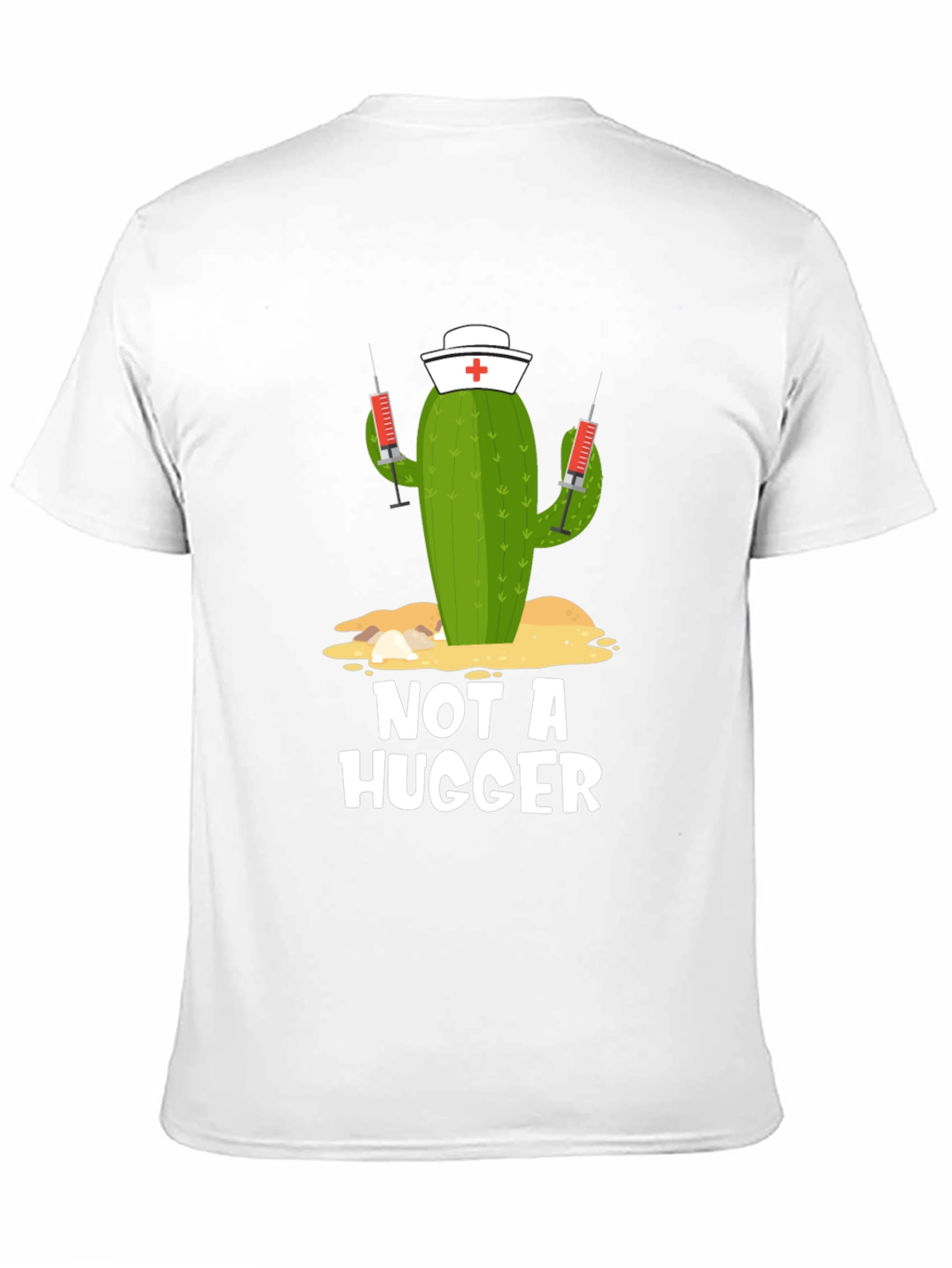 Not A Hugger Cactus Nurse T-Shirt
