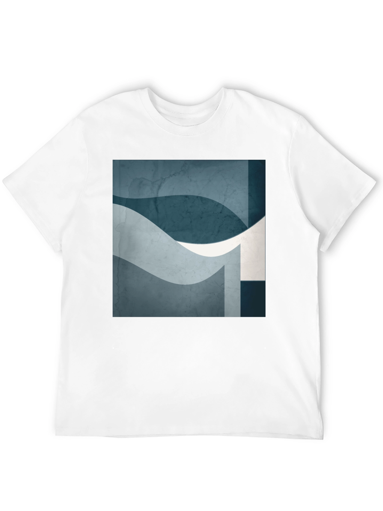 Abstract Wave Graphic Tee - Modern Art Shirt