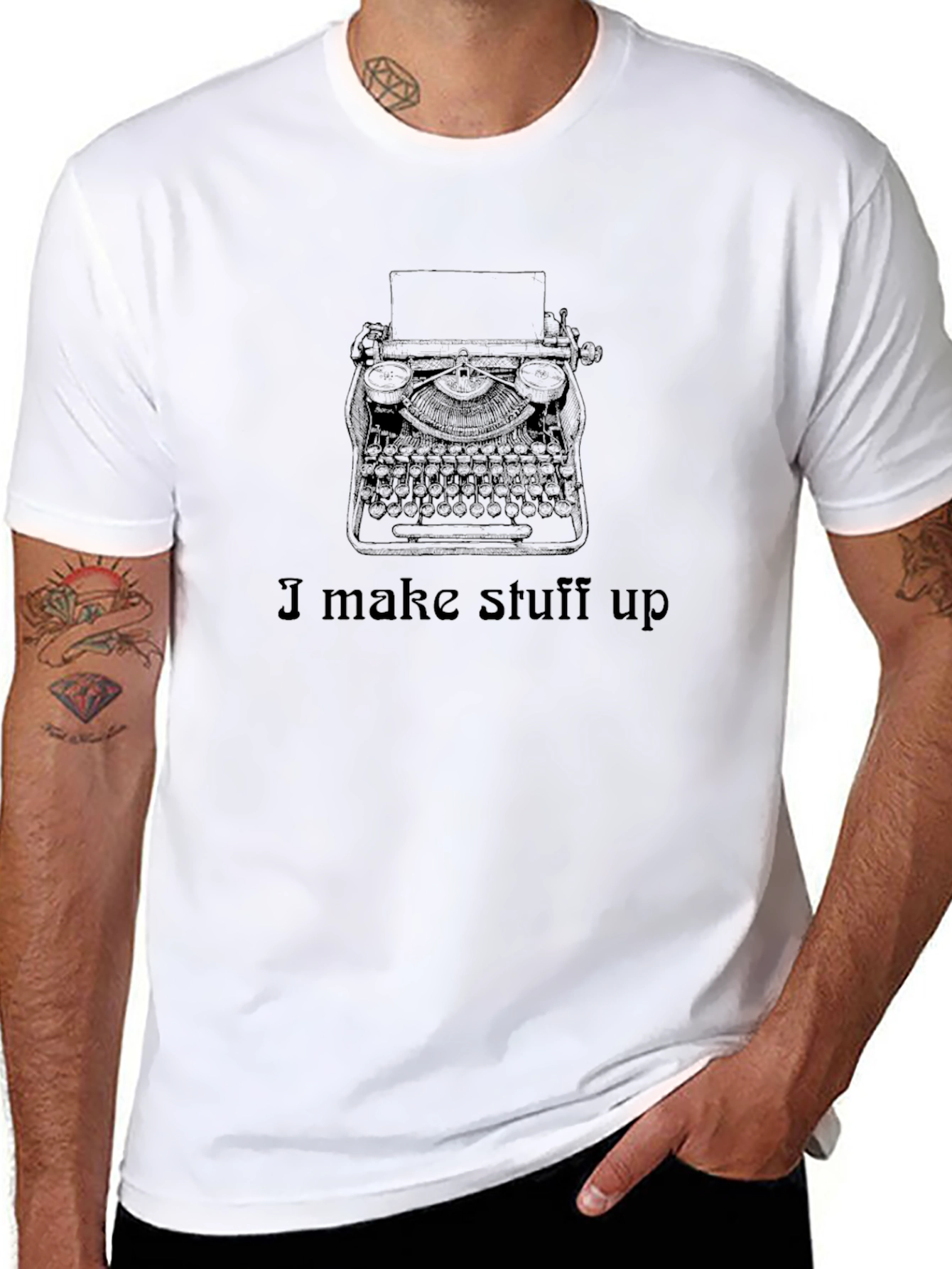 I Make Stuff Up Writer T-Shirt