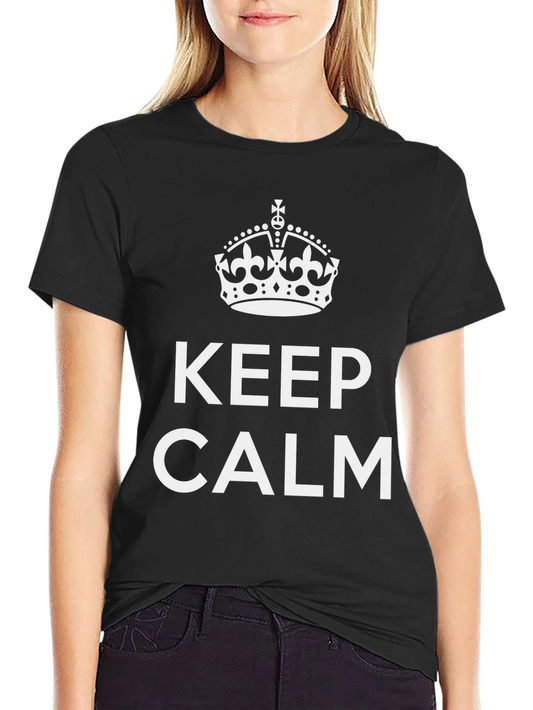 Keep Calm Graphic Tee - Classic Design