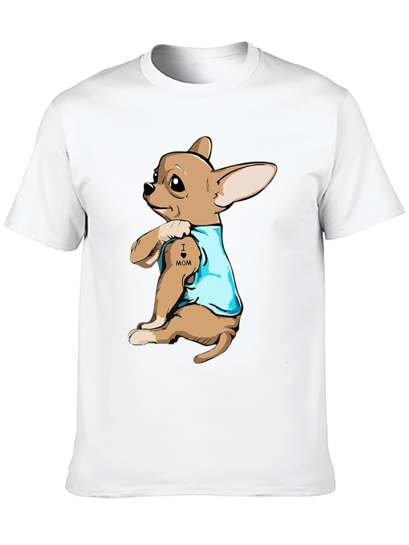 Dog Mom Tattoo Graphic Tee - Black