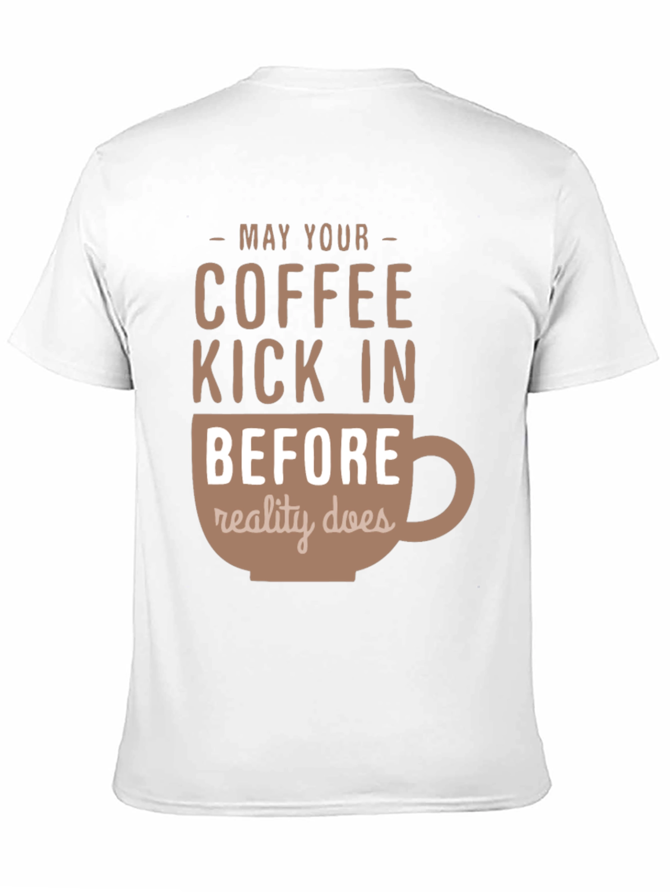 Coffee Kick In T-Shirt - Funny Caffeine Tee