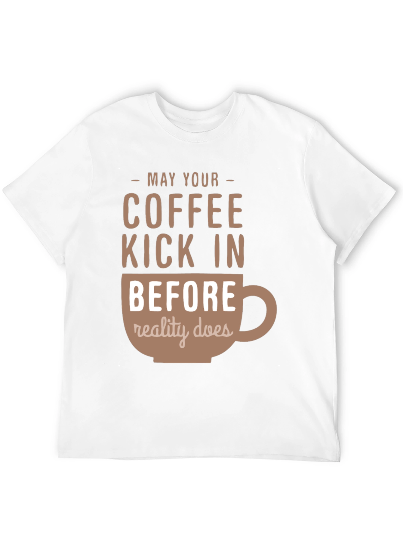 Coffee Kick In T-Shirt - Funny Caffeine Tee