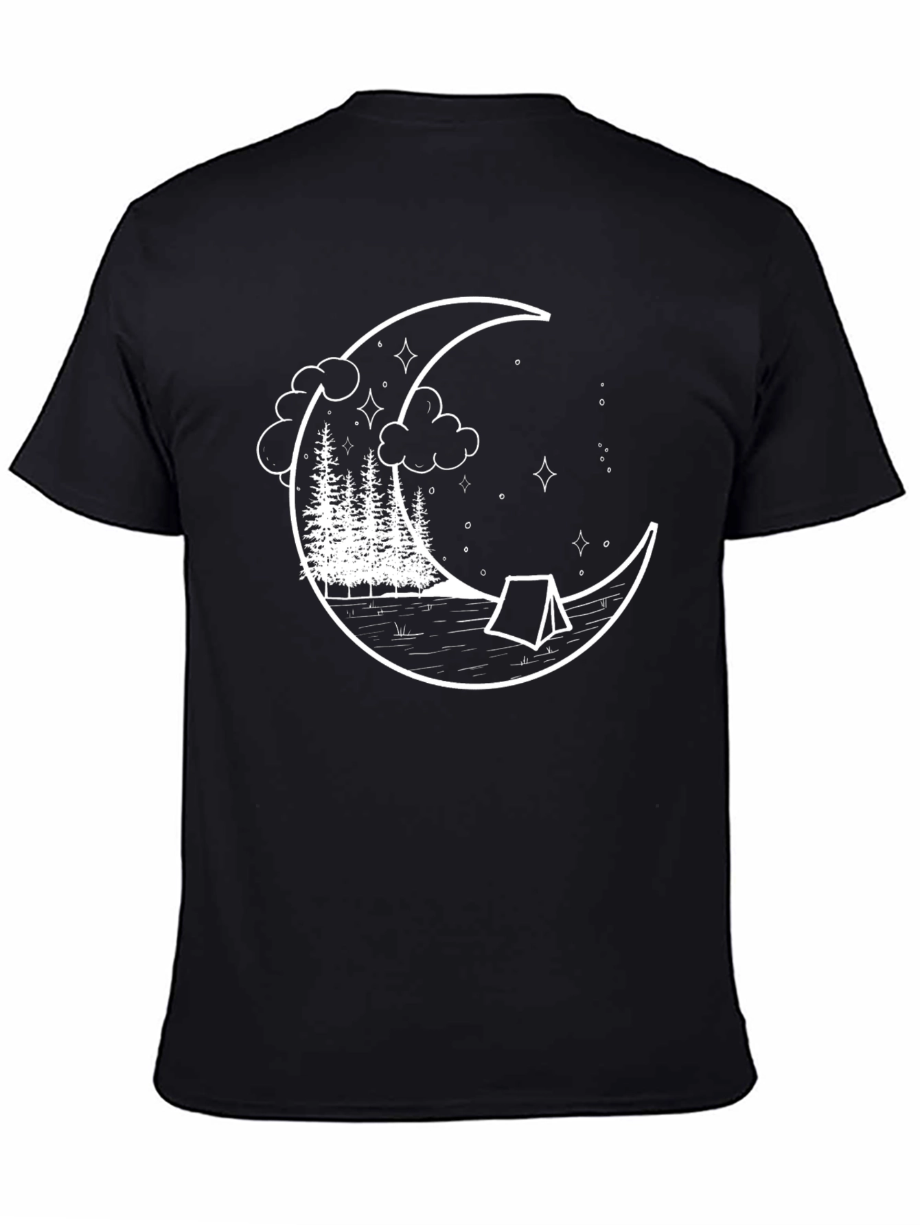 Camping Moon Graphic Tee - Adventure Awaits!