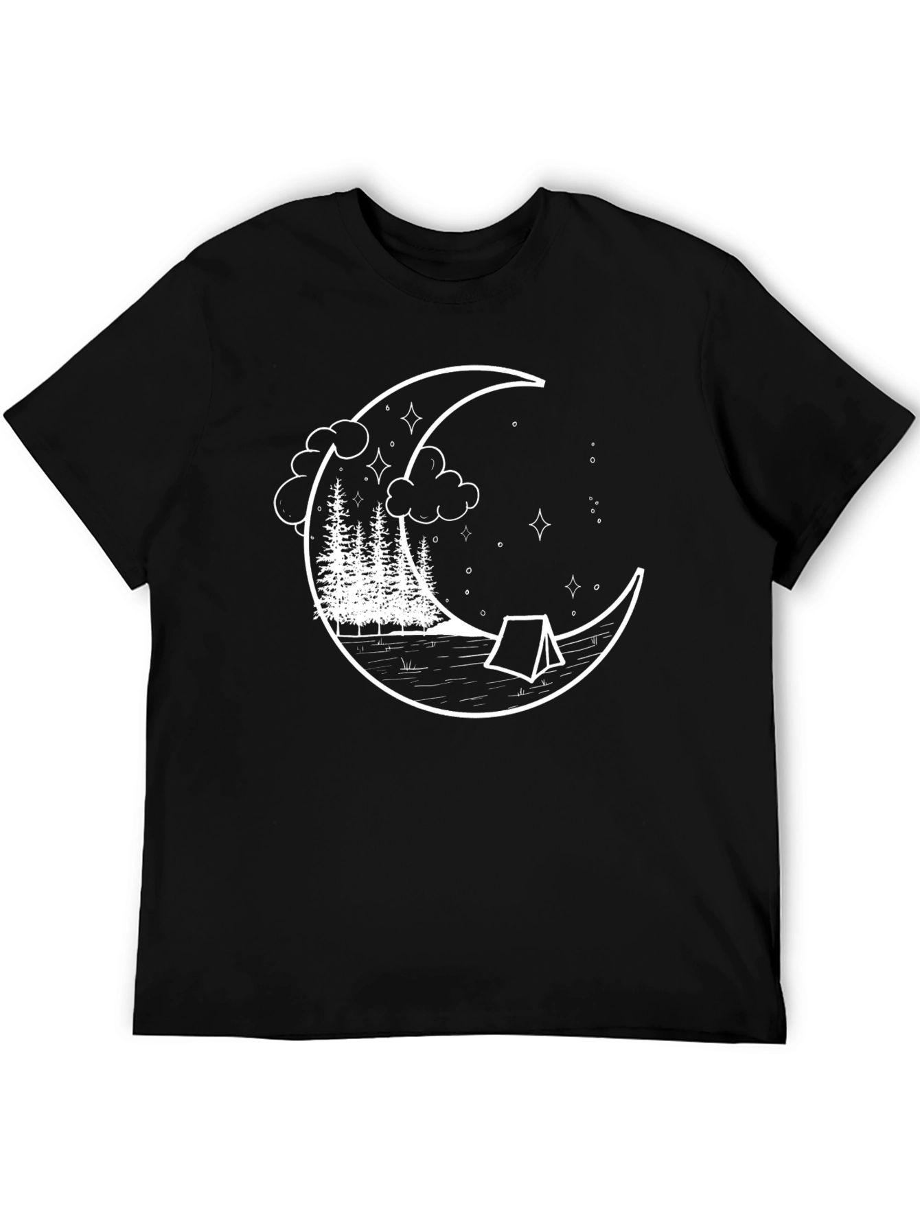 Camping Moon Graphic Tee - Adventure Awaits!