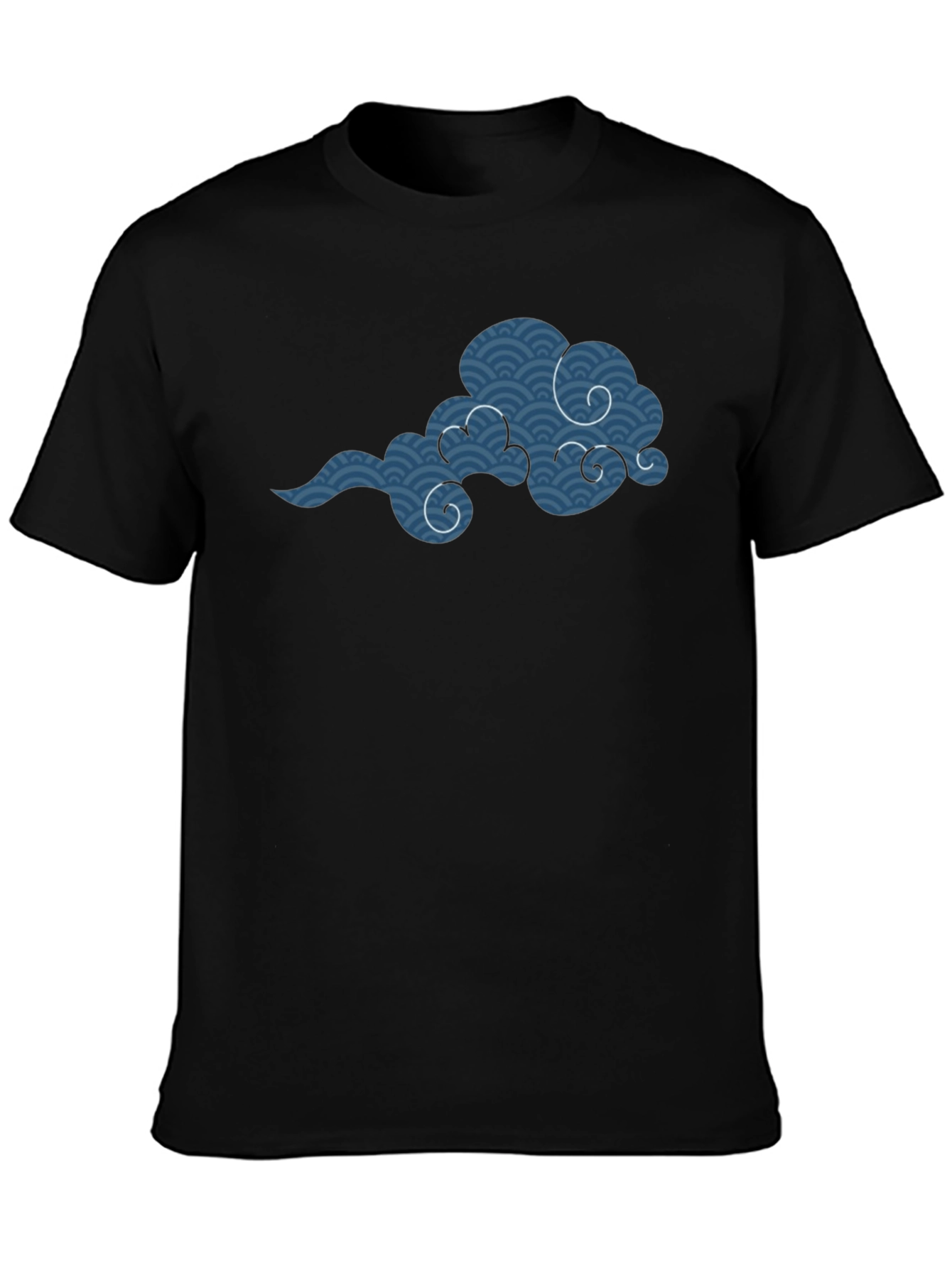 Japanese Cloud Graphic Tee - Black