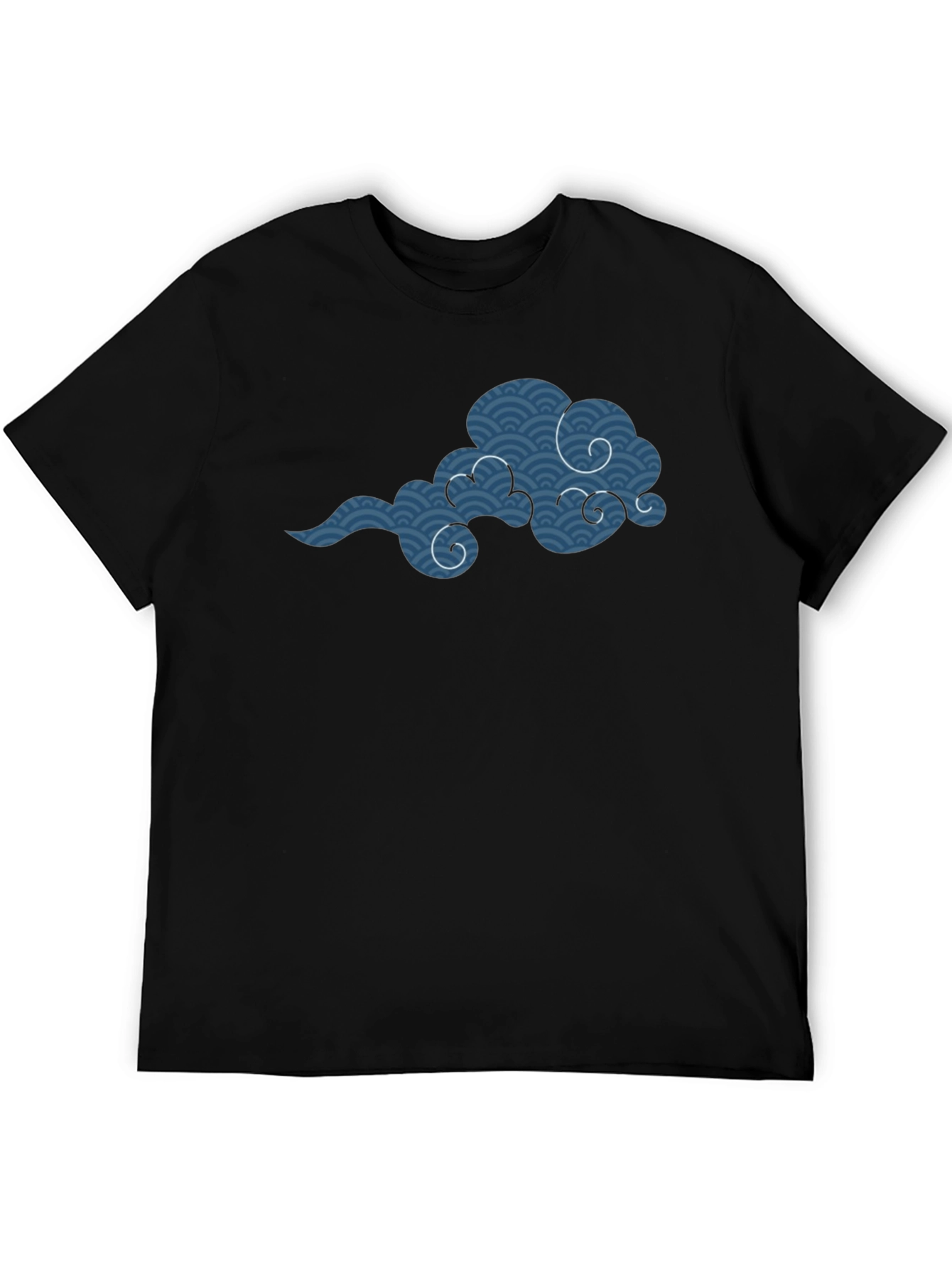 Japanese Cloud Graphic Tee - Black