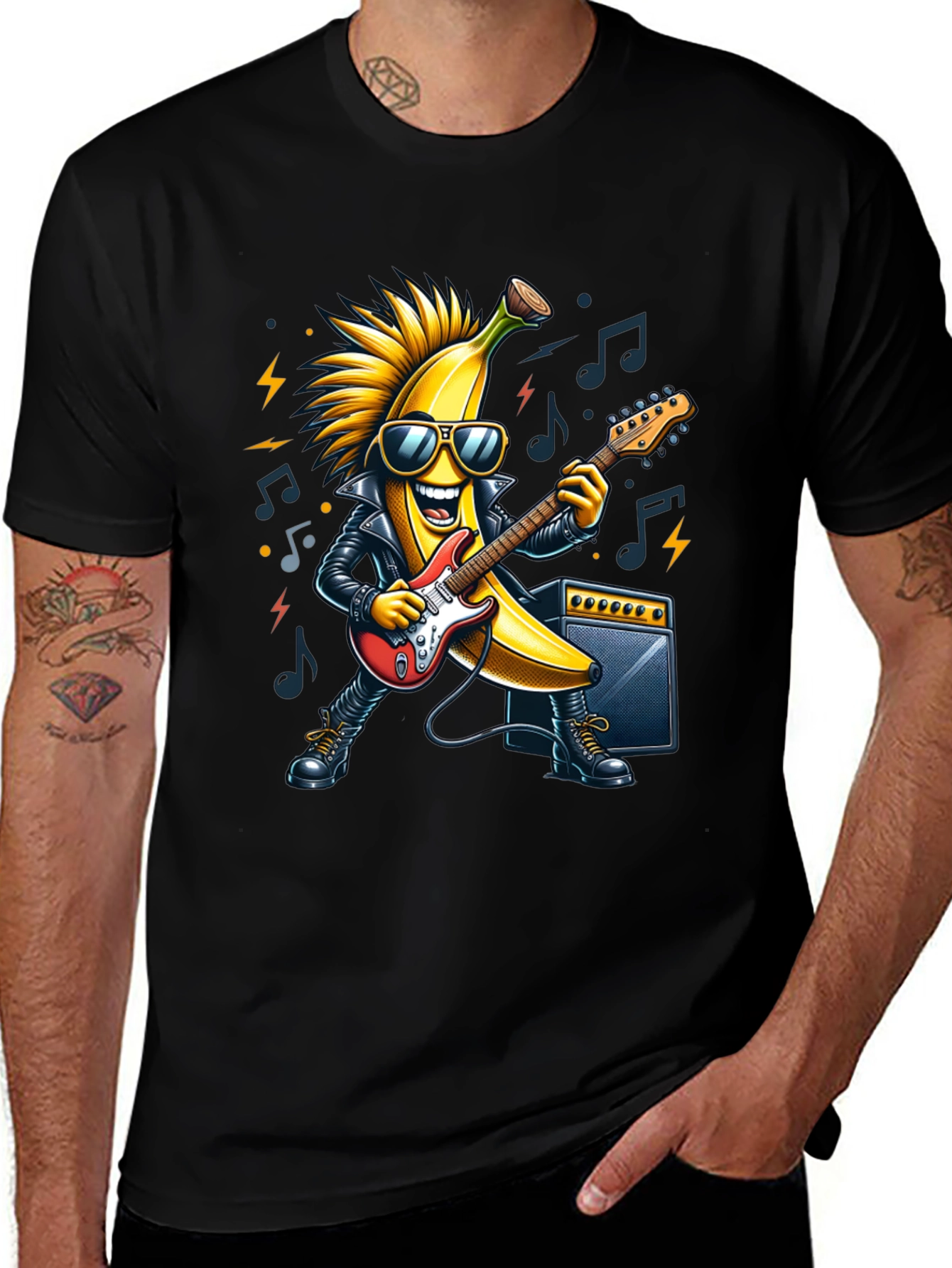 Banana Rock Star Graphic Tee