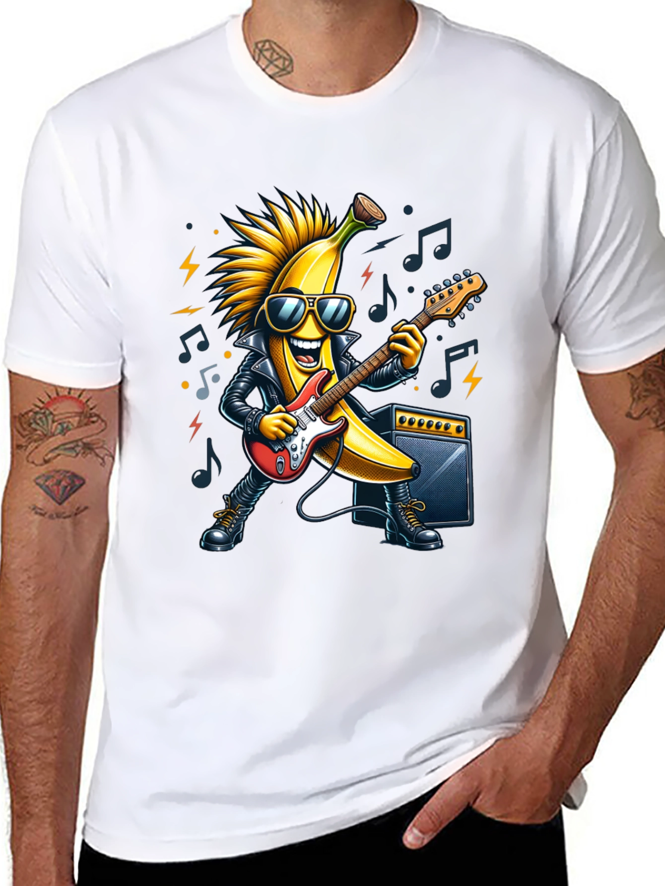 Banana Rock Star Graphic Tee