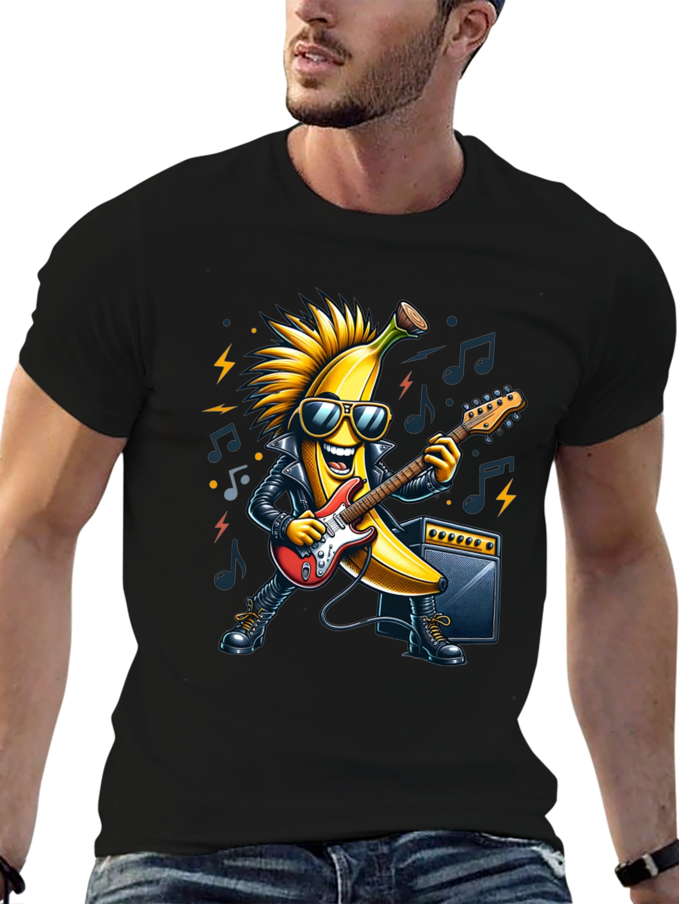 Banana Rock Star Graphic Tee