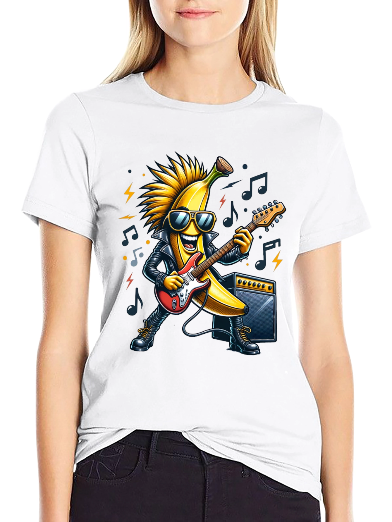 Banana Rock Star Graphic Tee