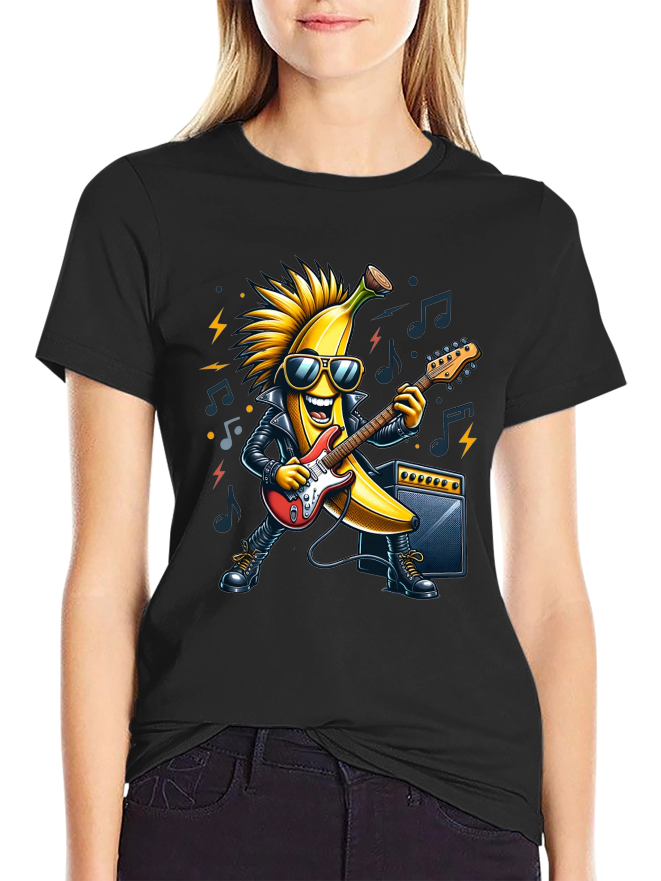 Banana Rock Star Graphic Tee
