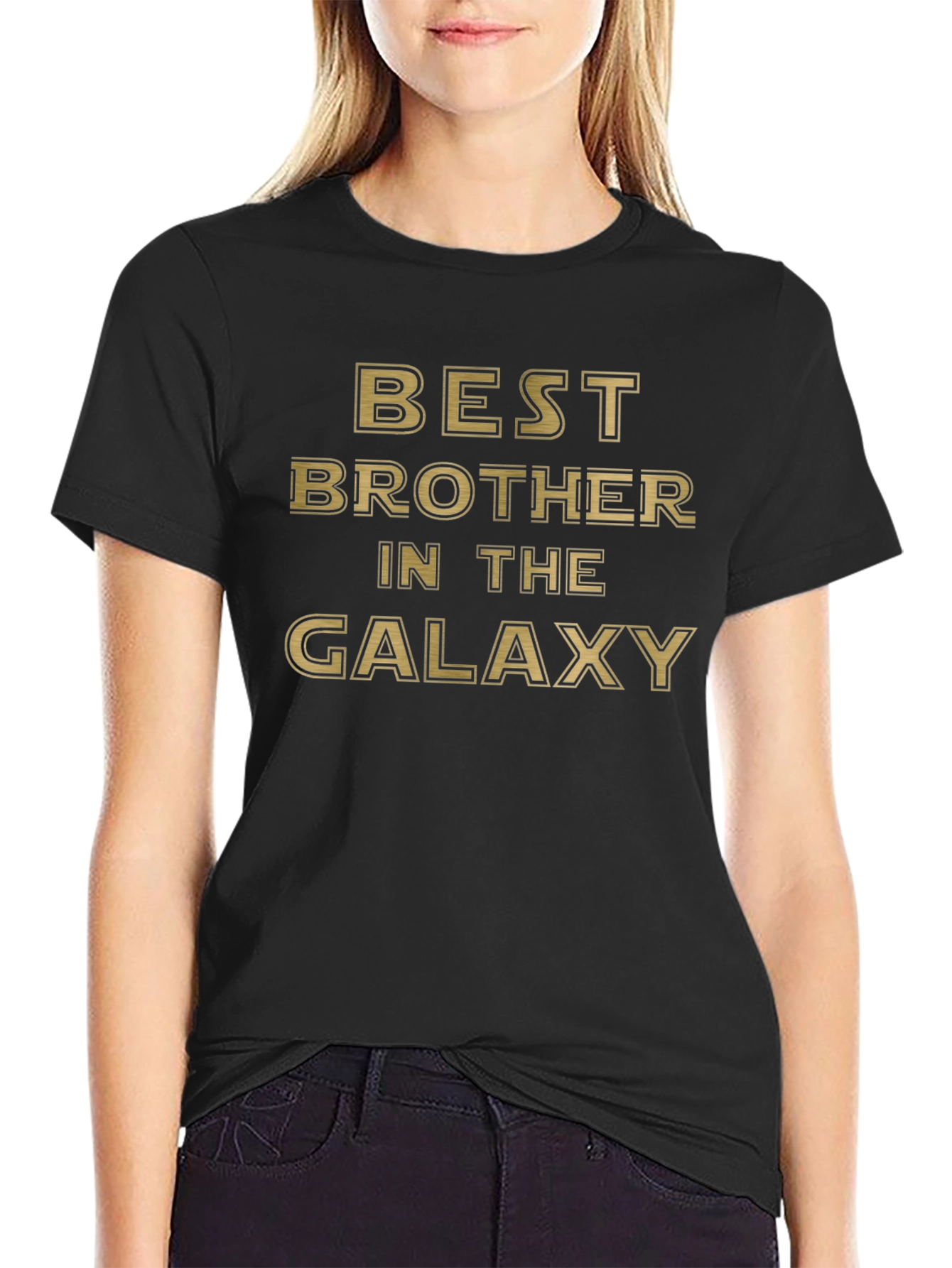 Best Brother in the Galaxy Black T-Shirt
