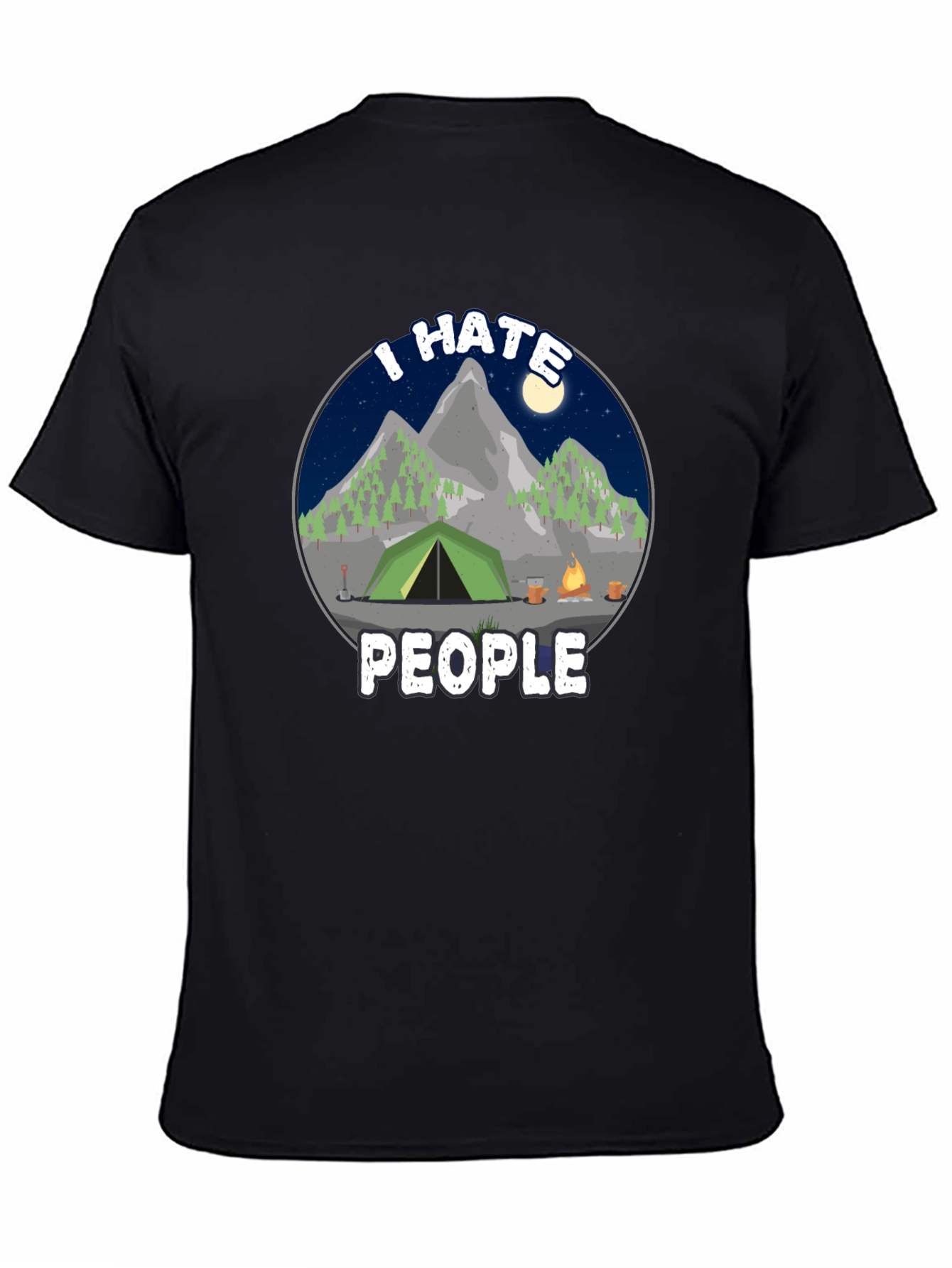 I Hate People Camping T-Shirt