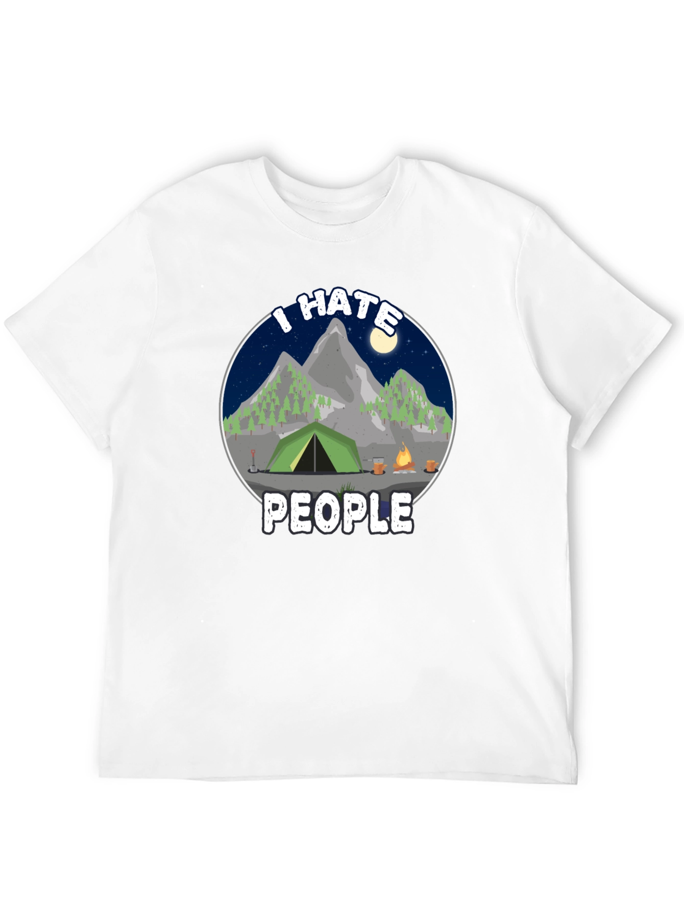 I Hate People Camping T-Shirt