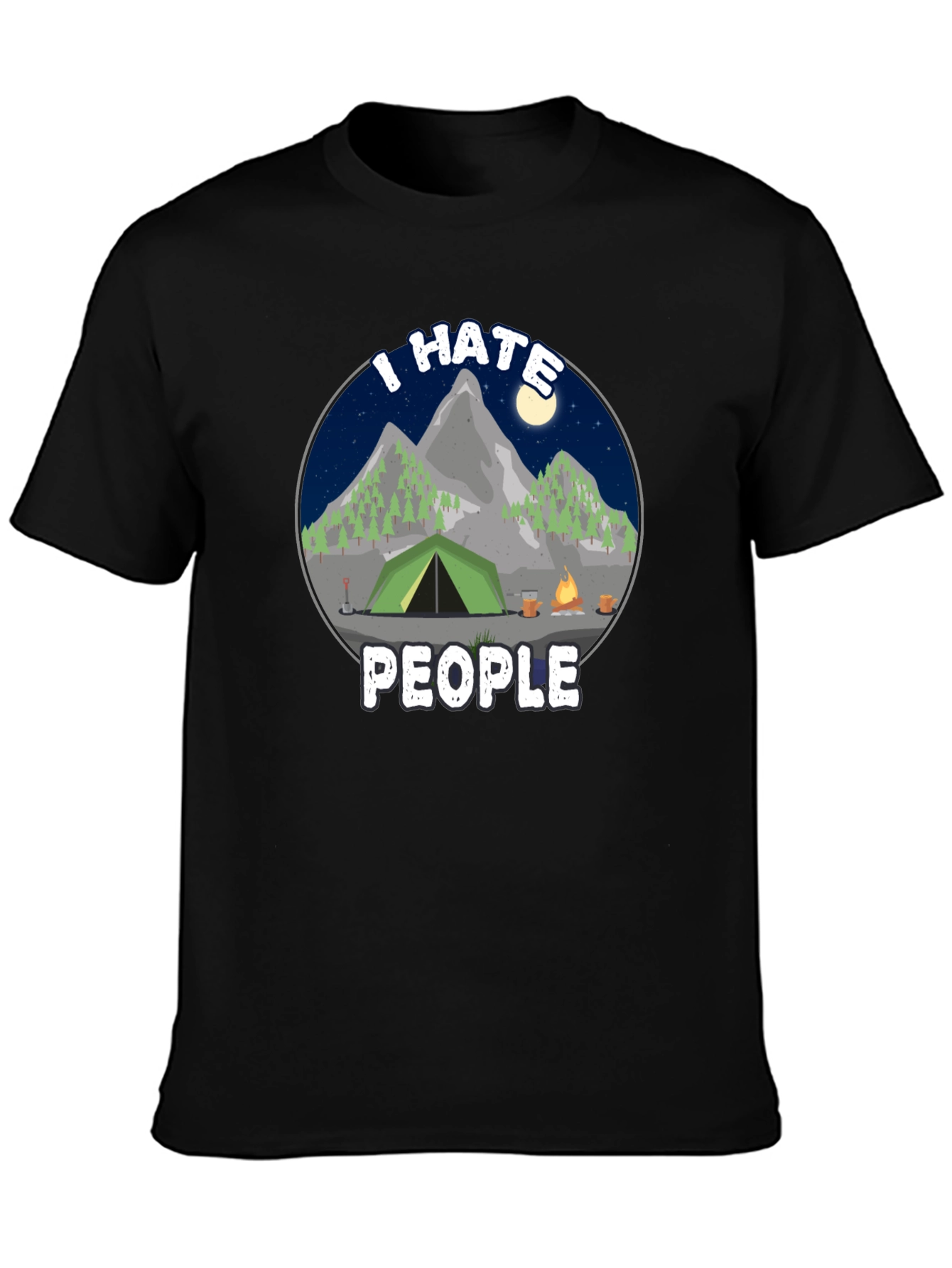 I Hate People Camping T-Shirt