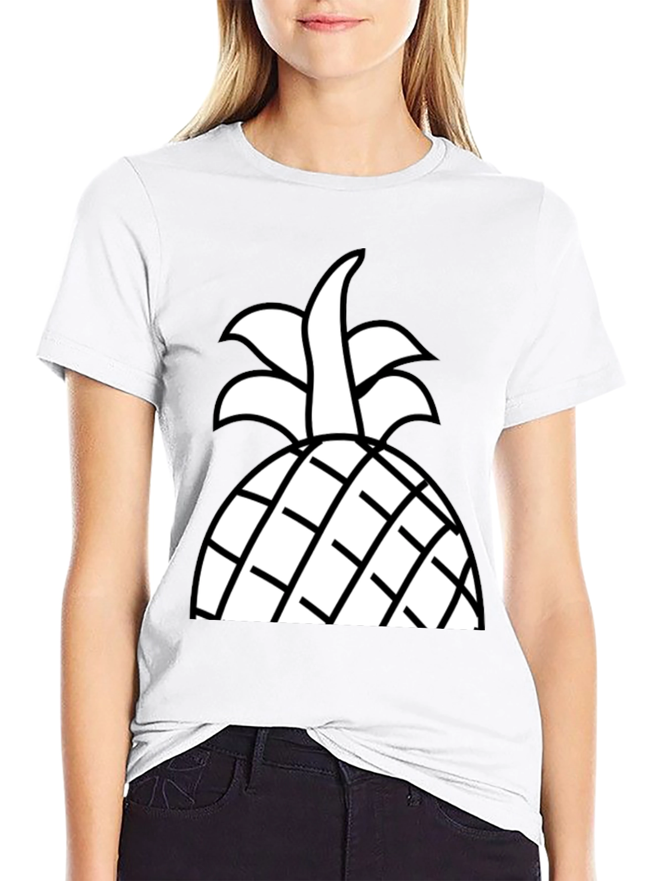 Pineapple Graphic Tee - Stylish Summer Apparel