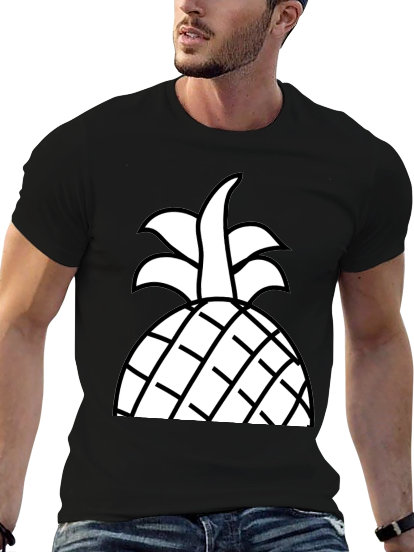 Pineapple Graphic Tee - Stylish Summer Apparel