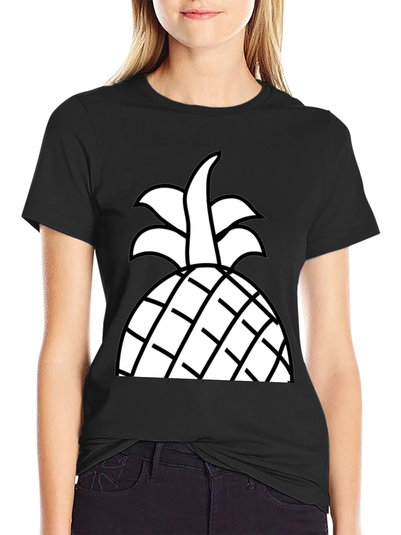Pineapple Graphic Tee - Stylish Summer Apparel