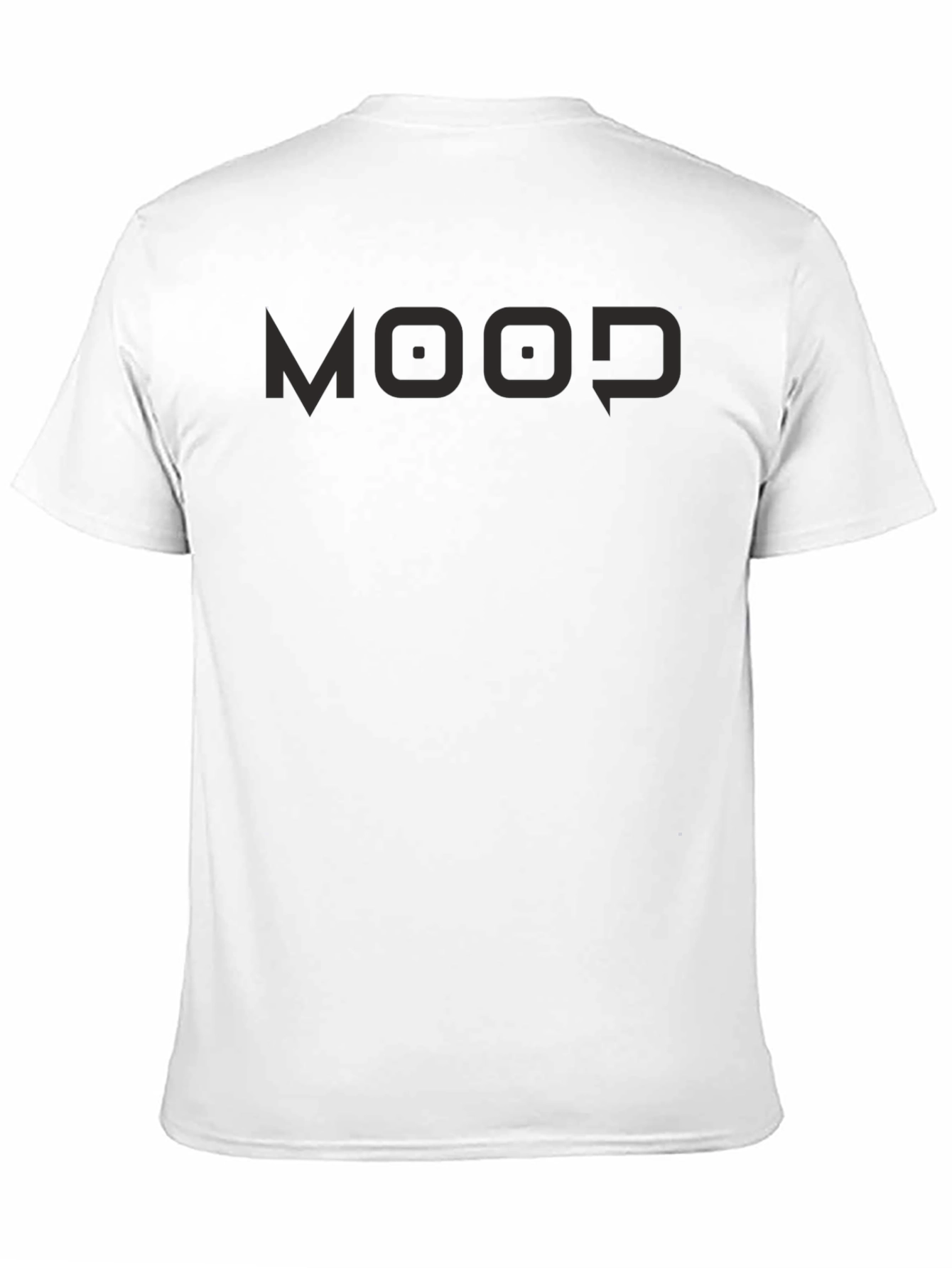 Mens Black MOOD Graphic Tee - Casual Style