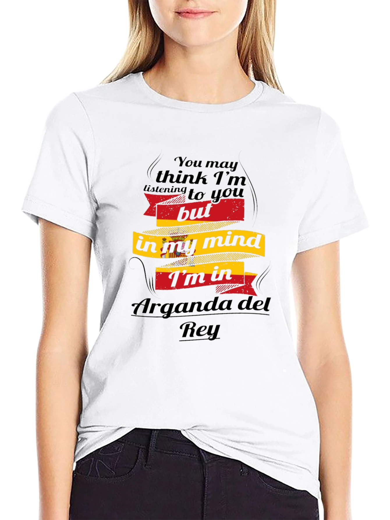 Arganda del Rey Mind T-Shirt - Black Novelty Tee