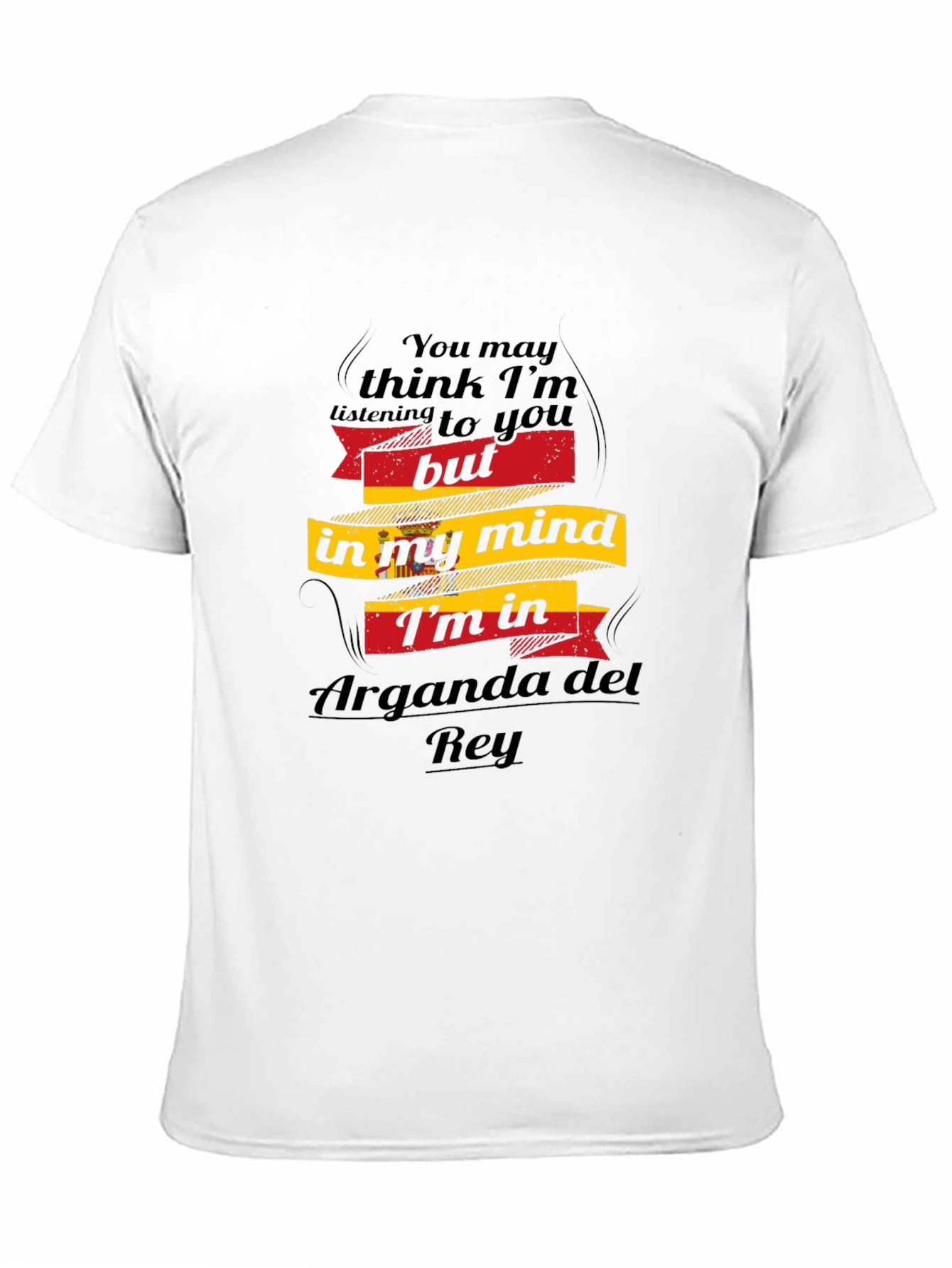 Arganda del Rey Mind T-Shirt - Black Novelty Tee
