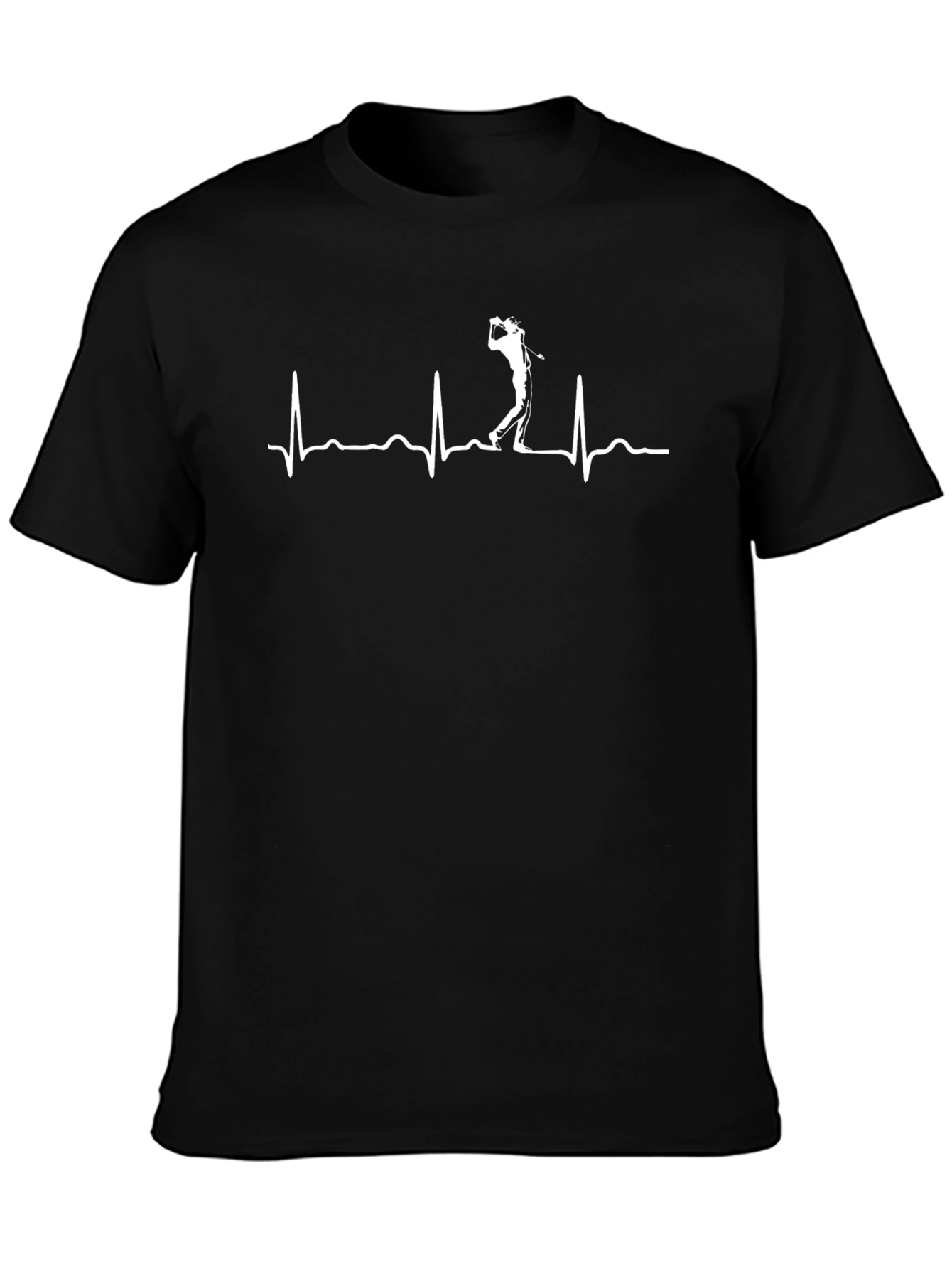 Golf Heartbeat T-Shirt - Golfers Passion