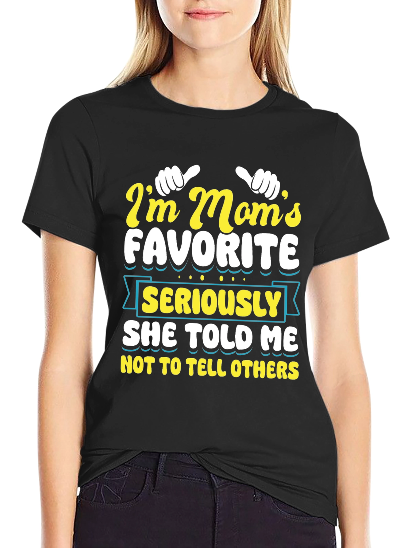 Im Moms Favorite T-Shirt - Funny Graphic Tee
