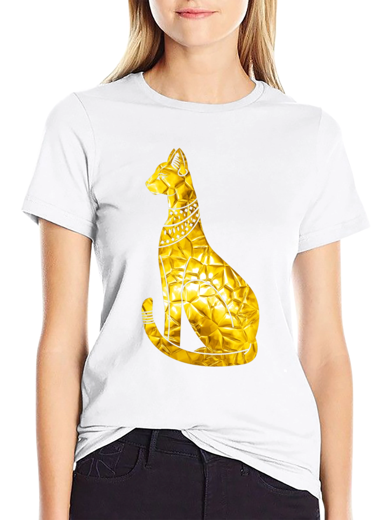 Golden Egyptian Cat T-Shirt