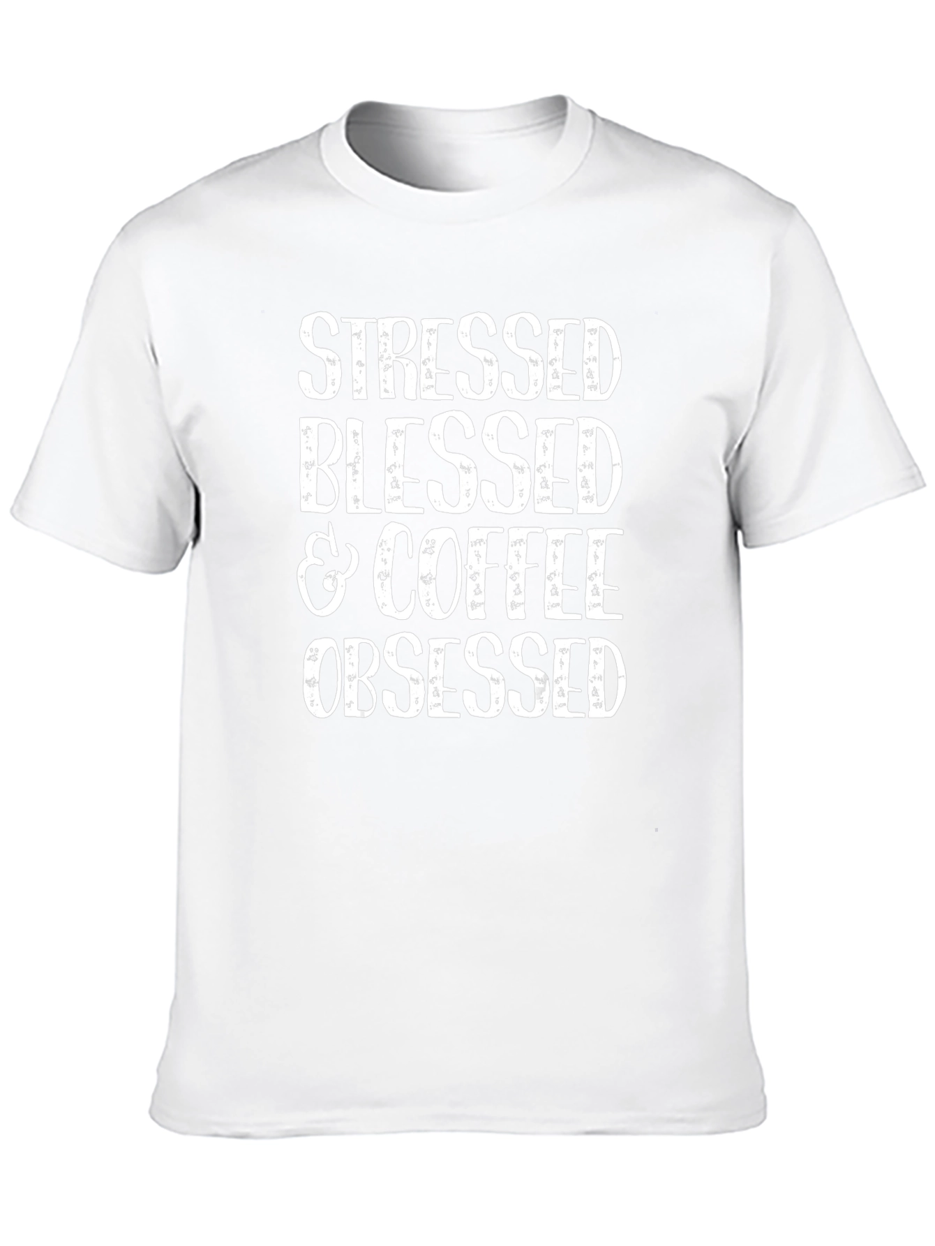 Stressed Blessed & Coffee Obsessed Graphic Tee