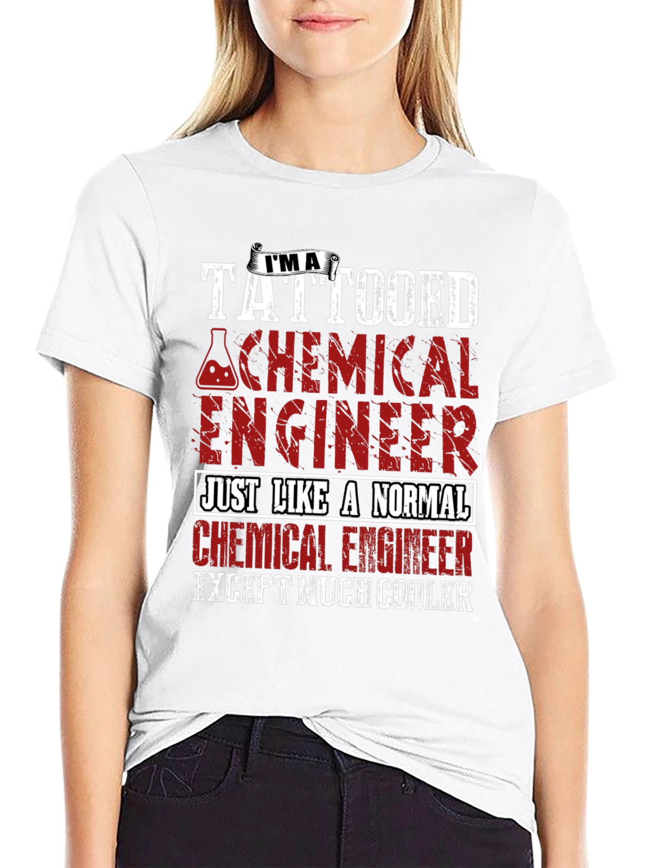 Tattooed Chemical Engineer Novelty T-Shirt