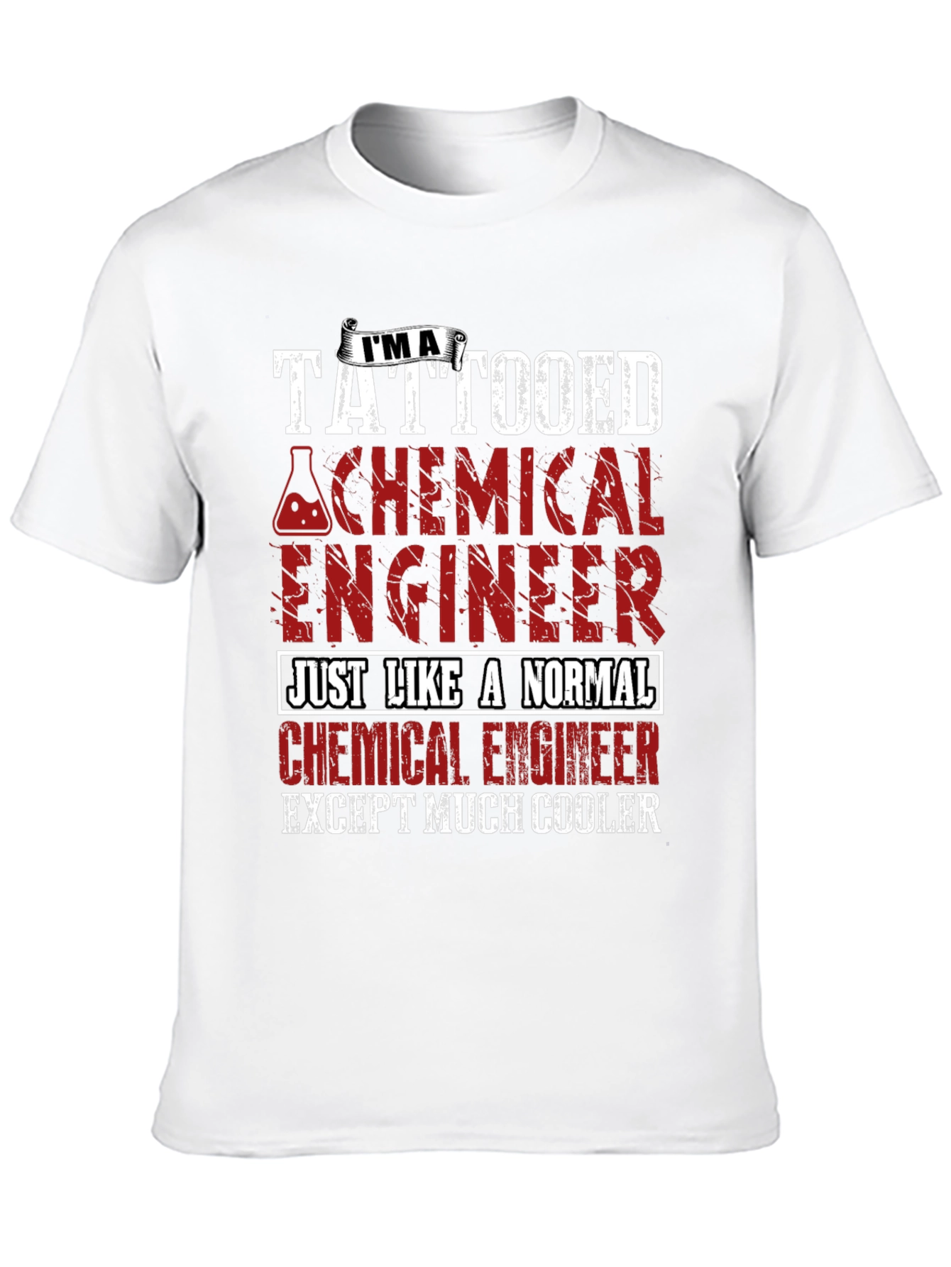 Tattooed Chemical Engineer Novelty T-Shirt