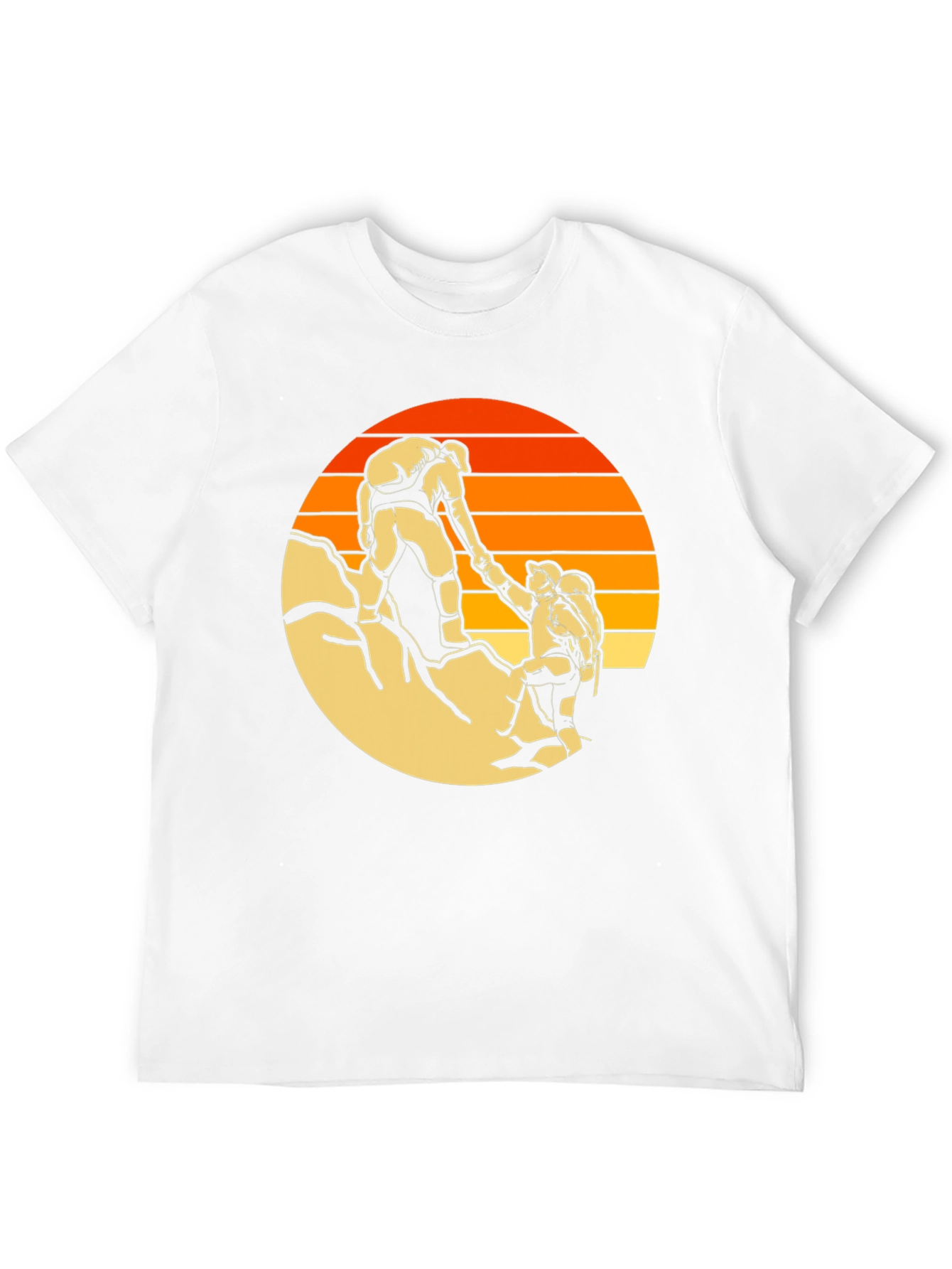 Climber Graphic Tee - Black Crew Neck T-Shirt