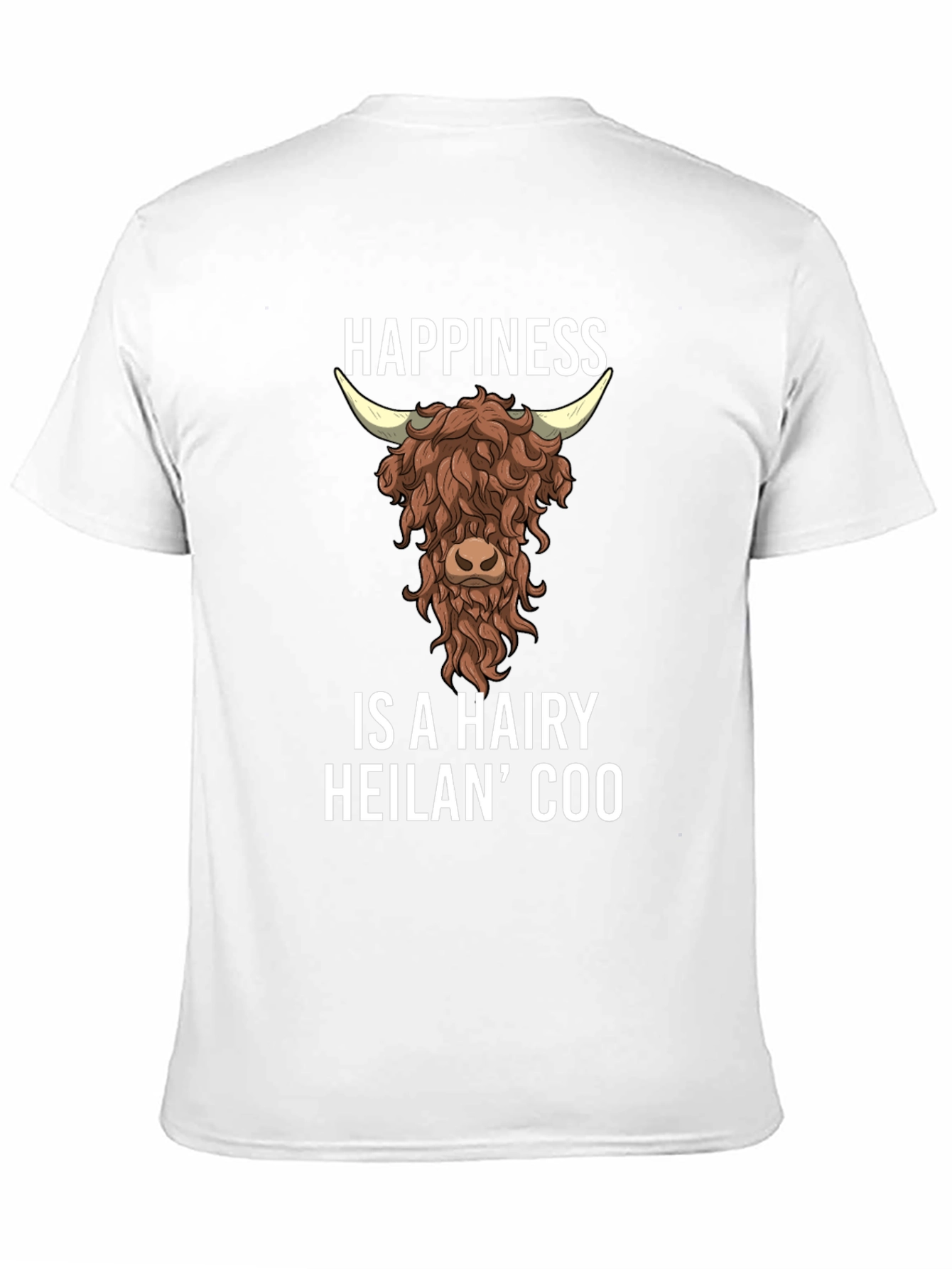Hairy Heilan Coo Happiness T-Shirt