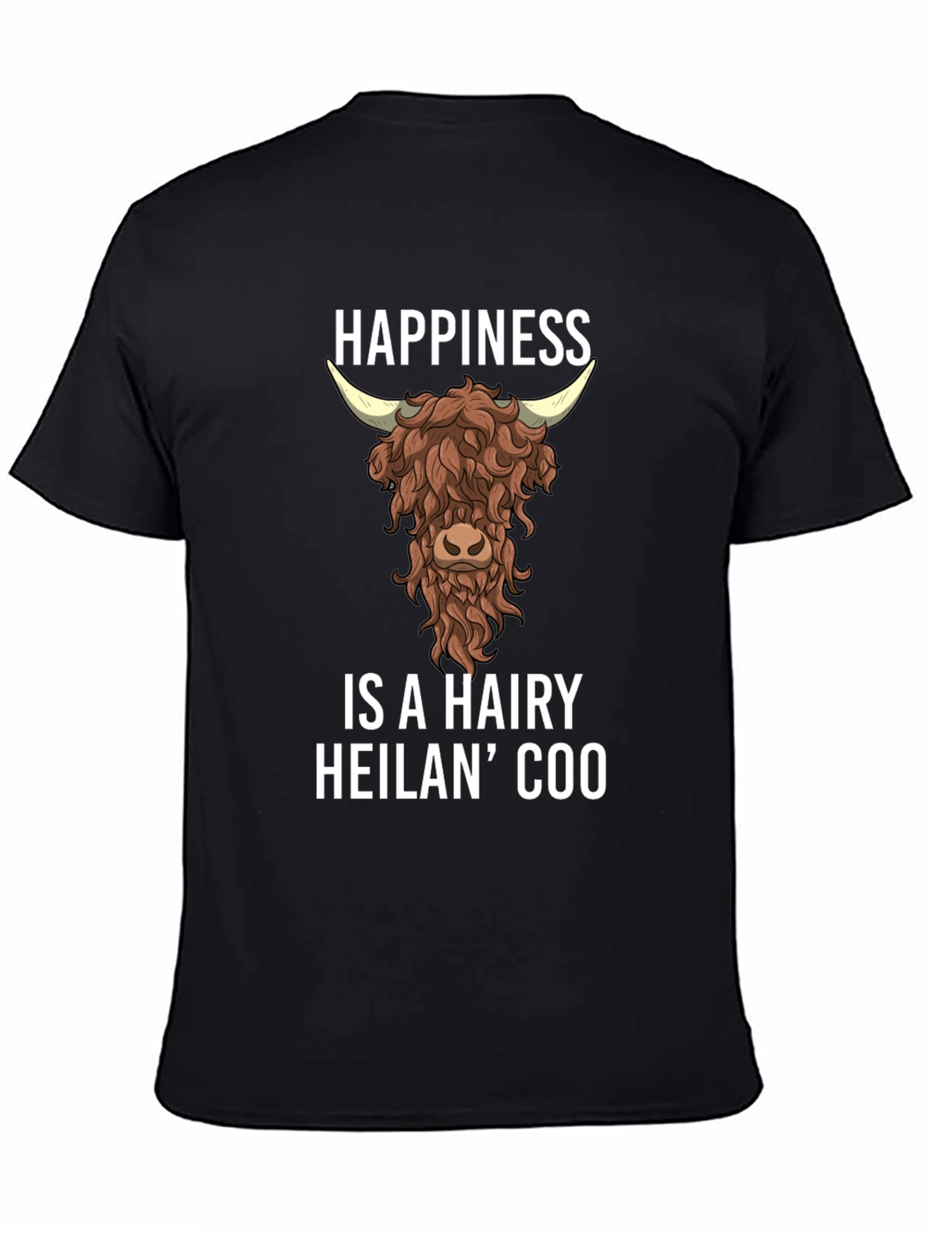 Hairy Heilan Coo Happiness T-Shirt