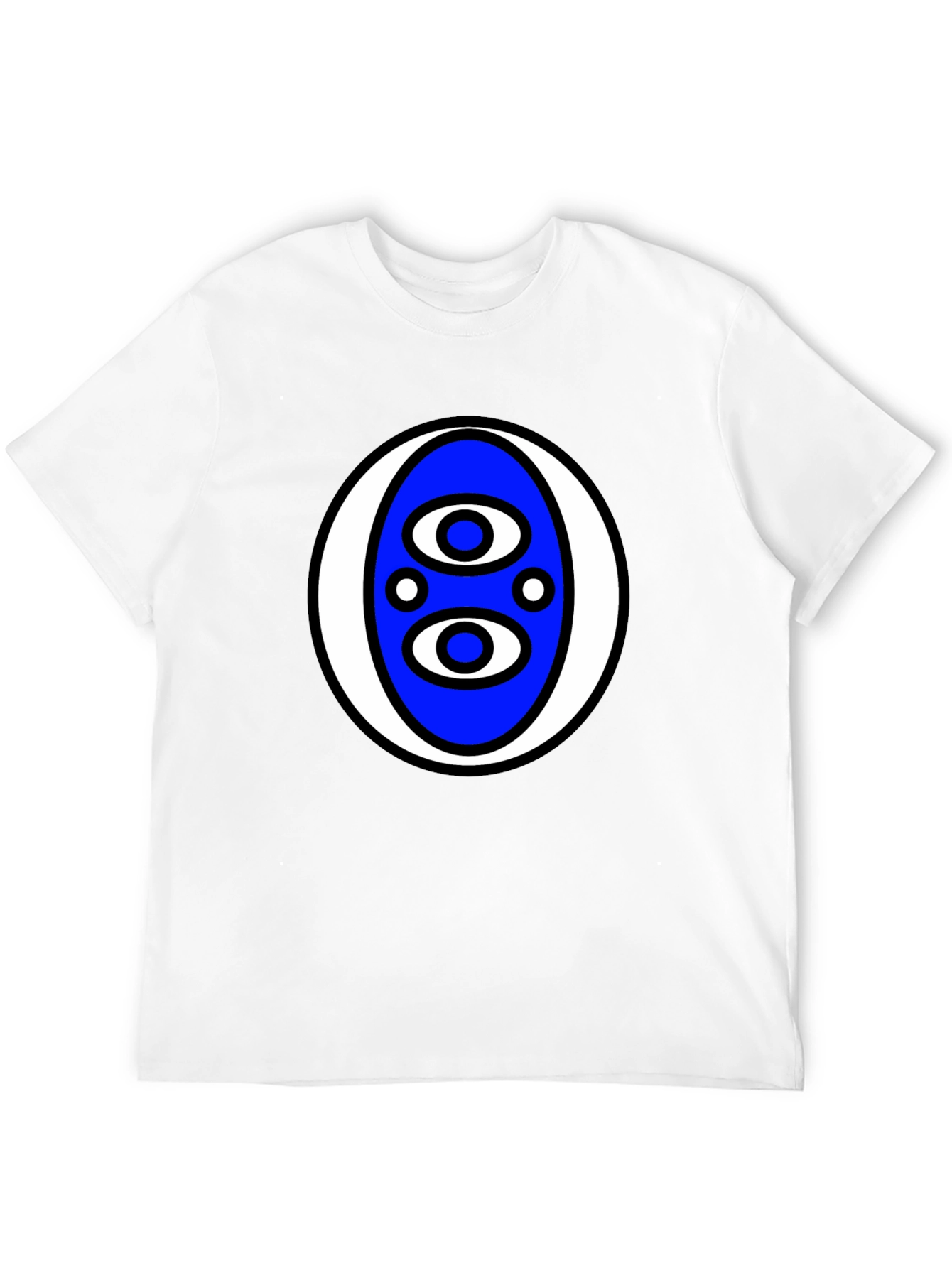 Eye Pattern Graphic Tee - Stylish & Unique