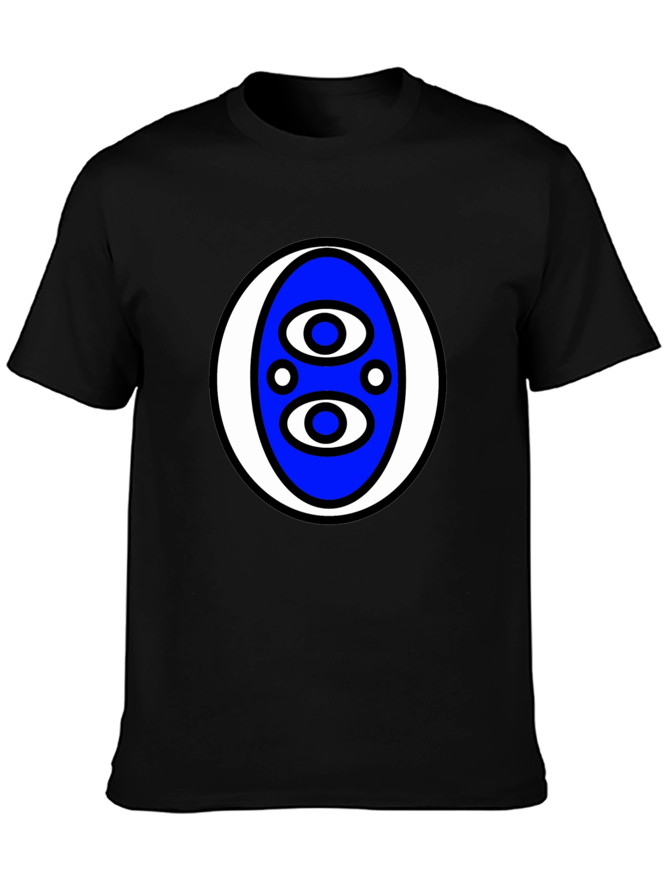 Eye Pattern Graphic Tee - Stylish & Unique