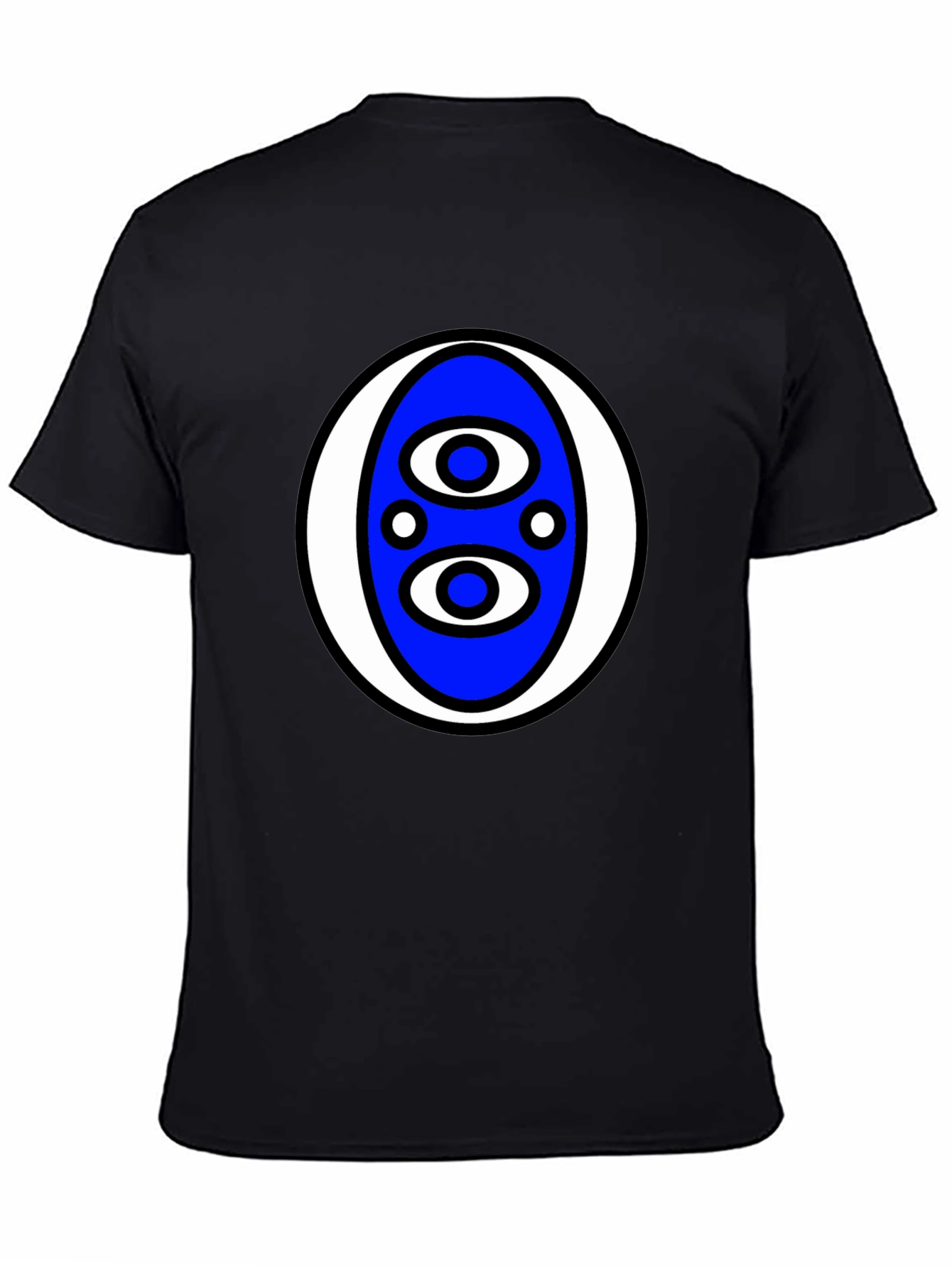 Eye Pattern Graphic Tee - Stylish & Unique