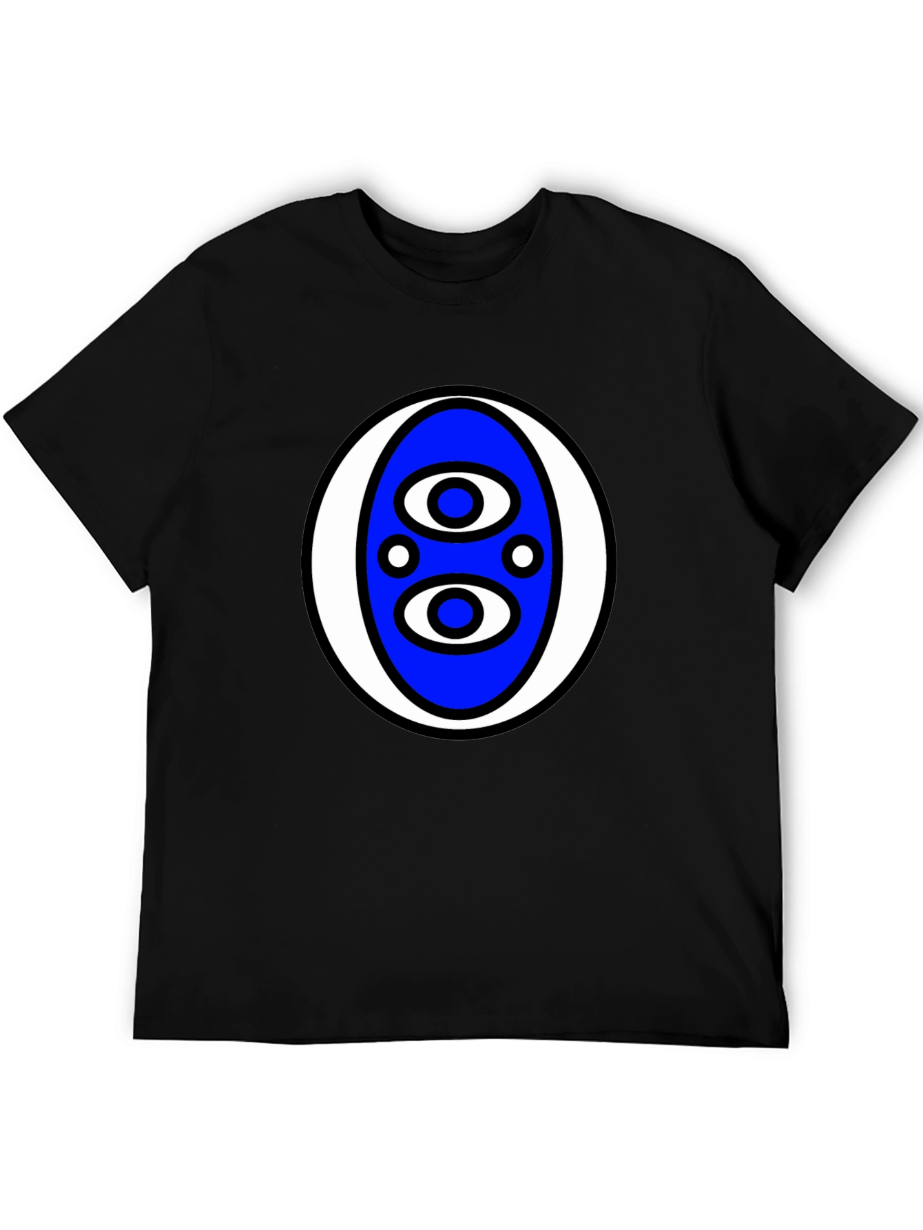 Eye Pattern Graphic Tee - Stylish & Unique