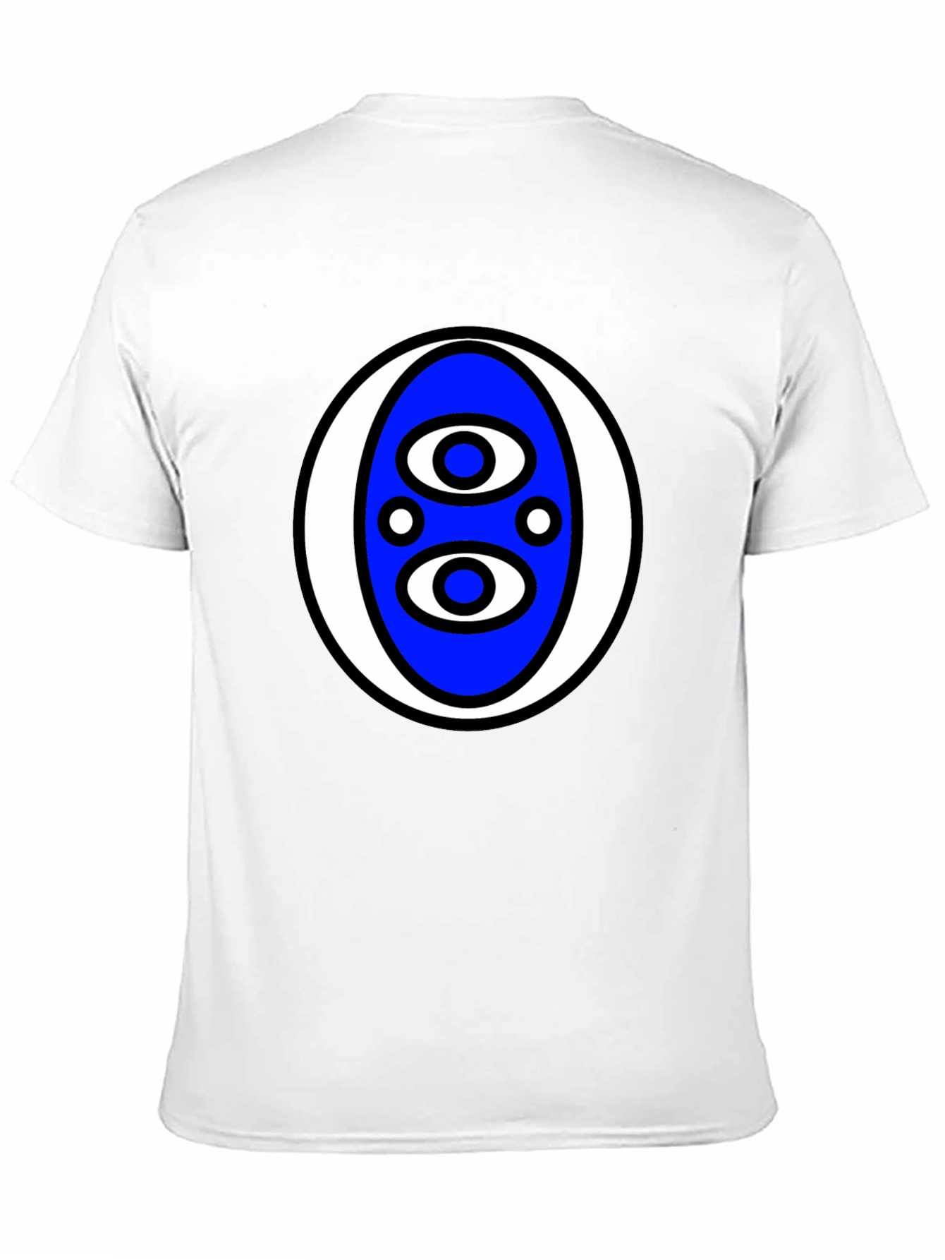 Eye Pattern Graphic Tee - Stylish & Unique