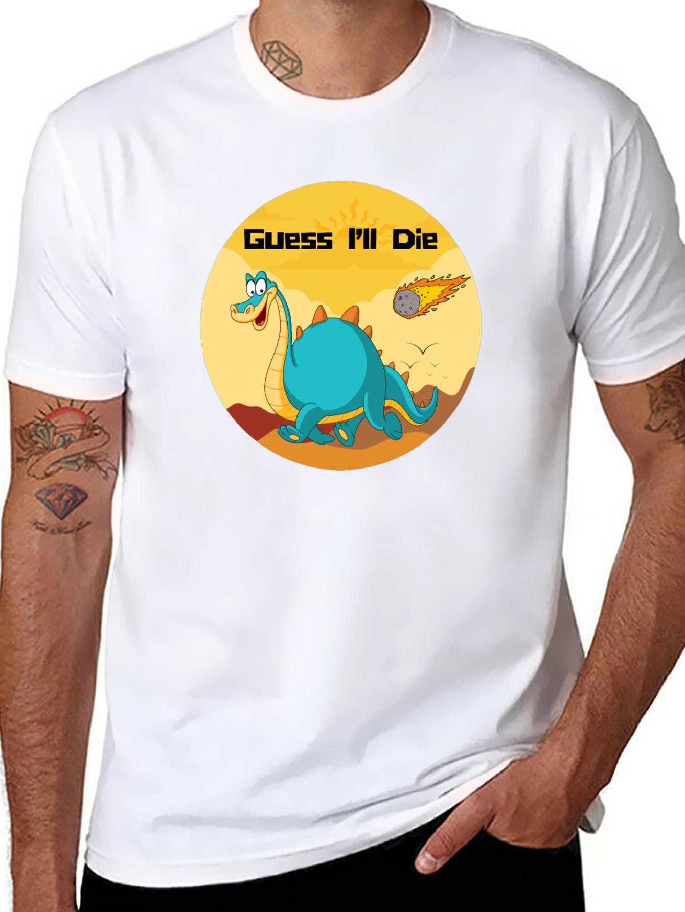 Guess Ill Die Dino T-Shirt
