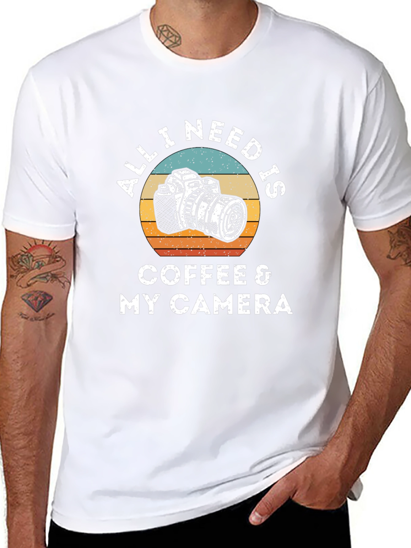 Coffee & Camera Graphic Tee